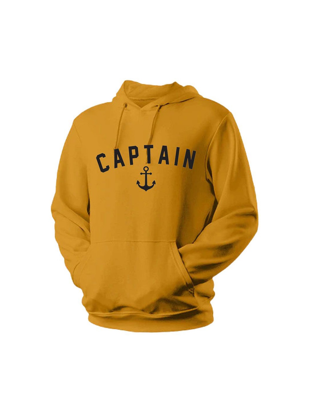 

BAESD Men Hooded Sweatshirt, Yellow