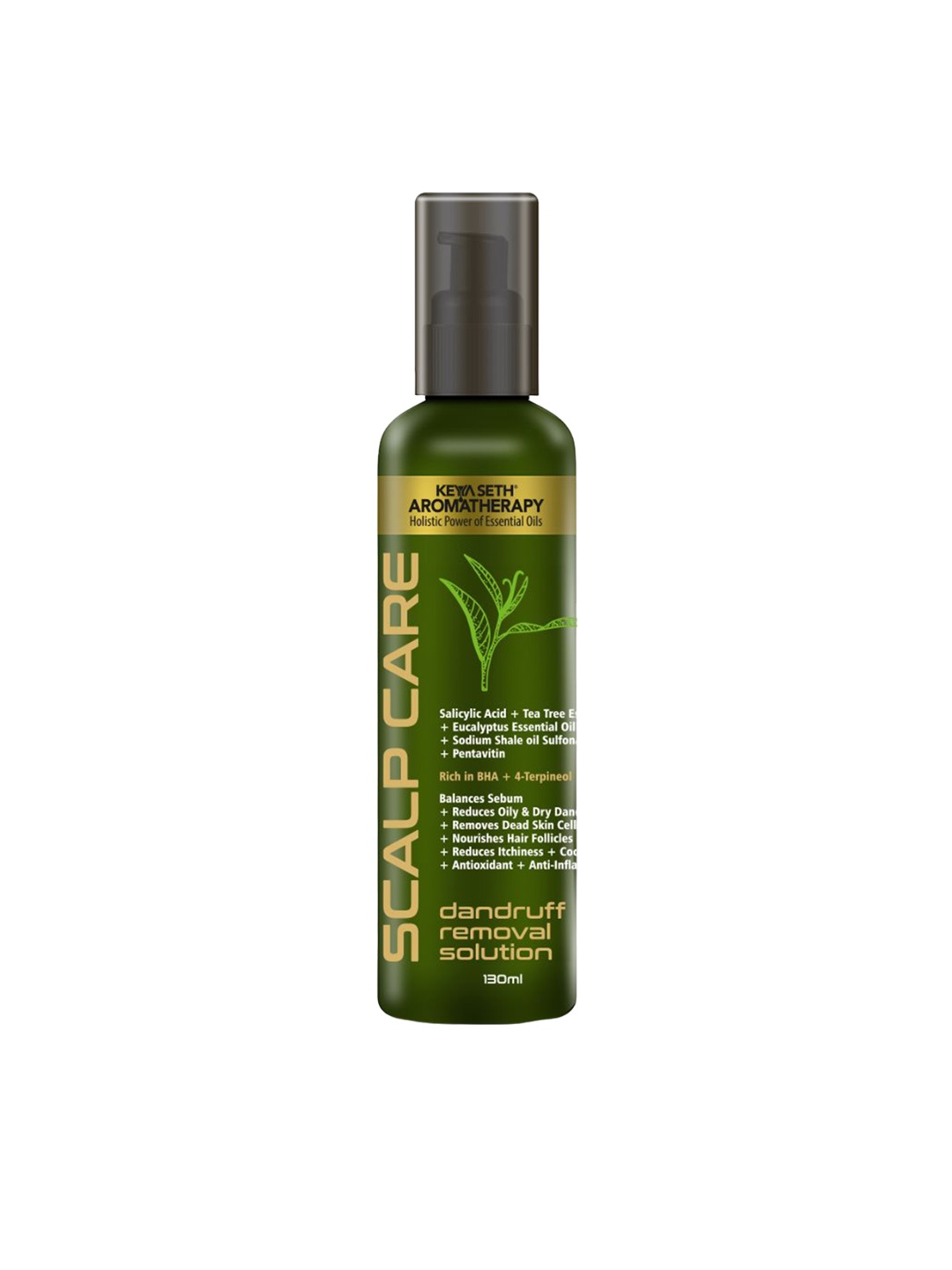 

KEYA SETH Aromatherapy Scalp Care Dandruff Removal Solution - 130ml, Transparent