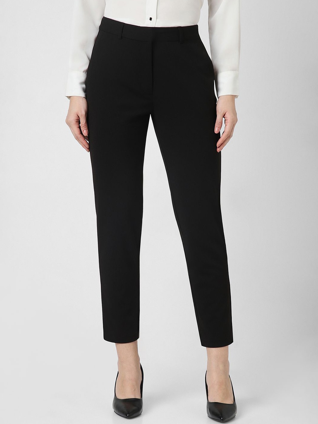 

Van Heusen Woman Women High-Rise Formal Trouser, Black