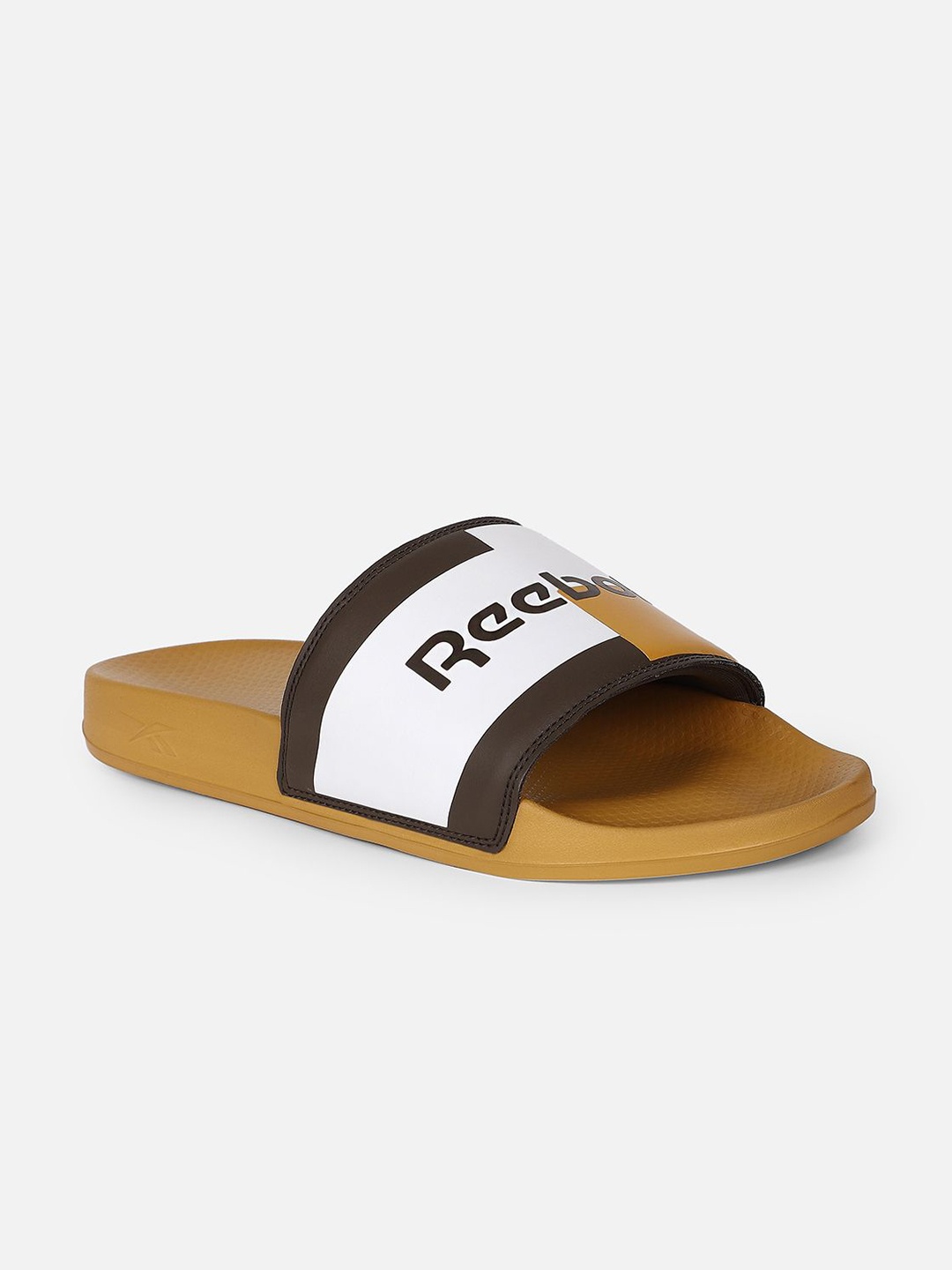 

Reebok Pop Slides Slider Flip Flops, Mustard