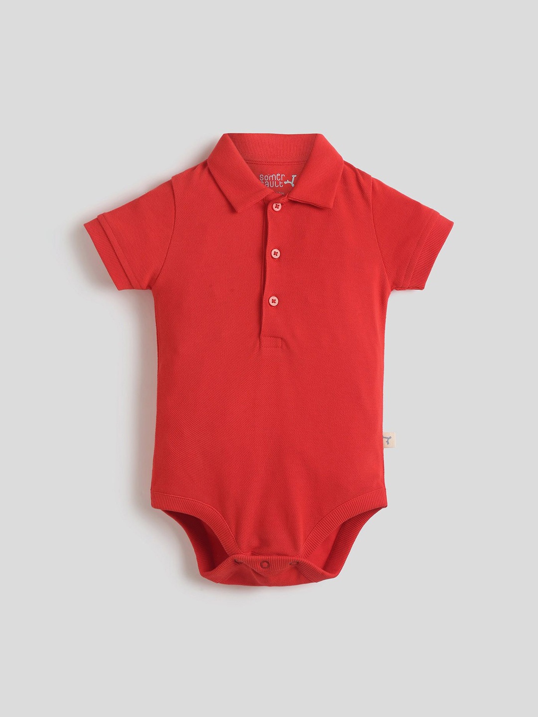 

Somersault Infants Boys Pure Cotton Bodysuit, Red