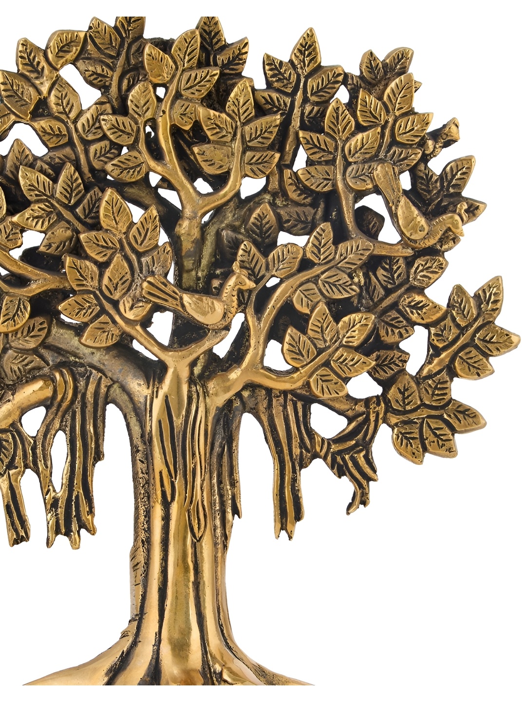 

Fabindia Bronze-Toned Textured Curio Brass Showpiece