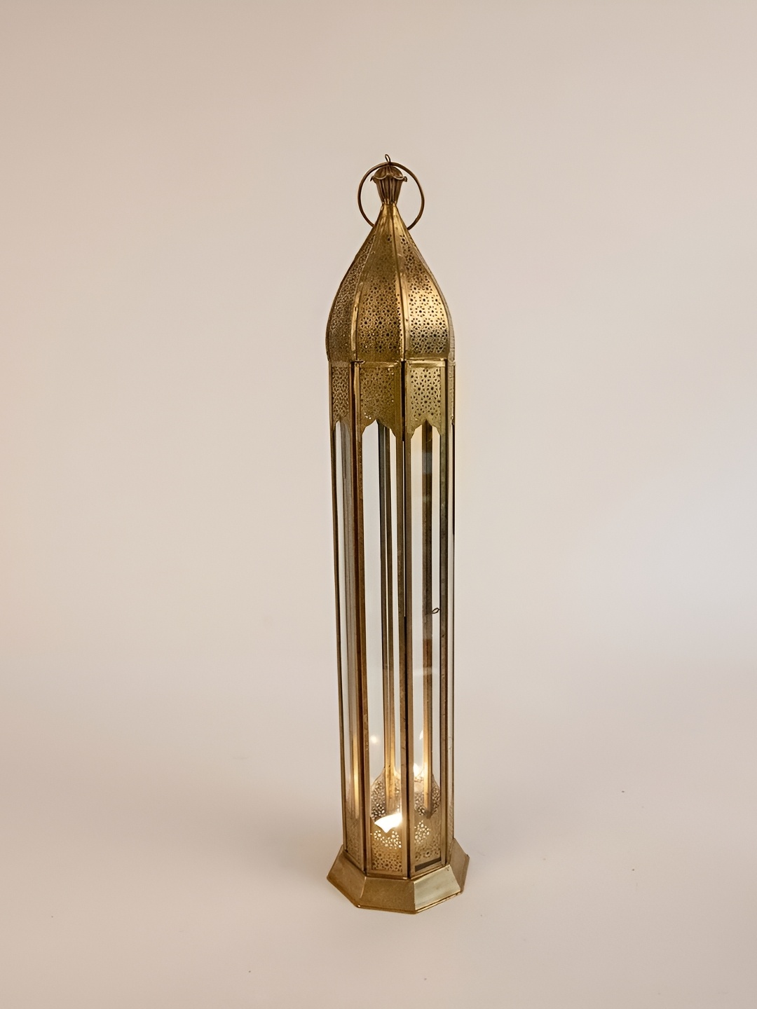 

Fabindia Devesh Bronze-Toned Textured Glass Cylindrical Shaped Table Lamp