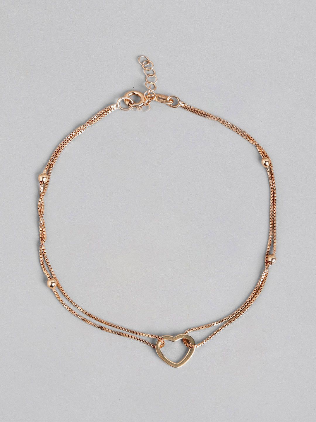 

Zavya Sterling Silver Rose Gold-Plated Anklet Gift Hamper