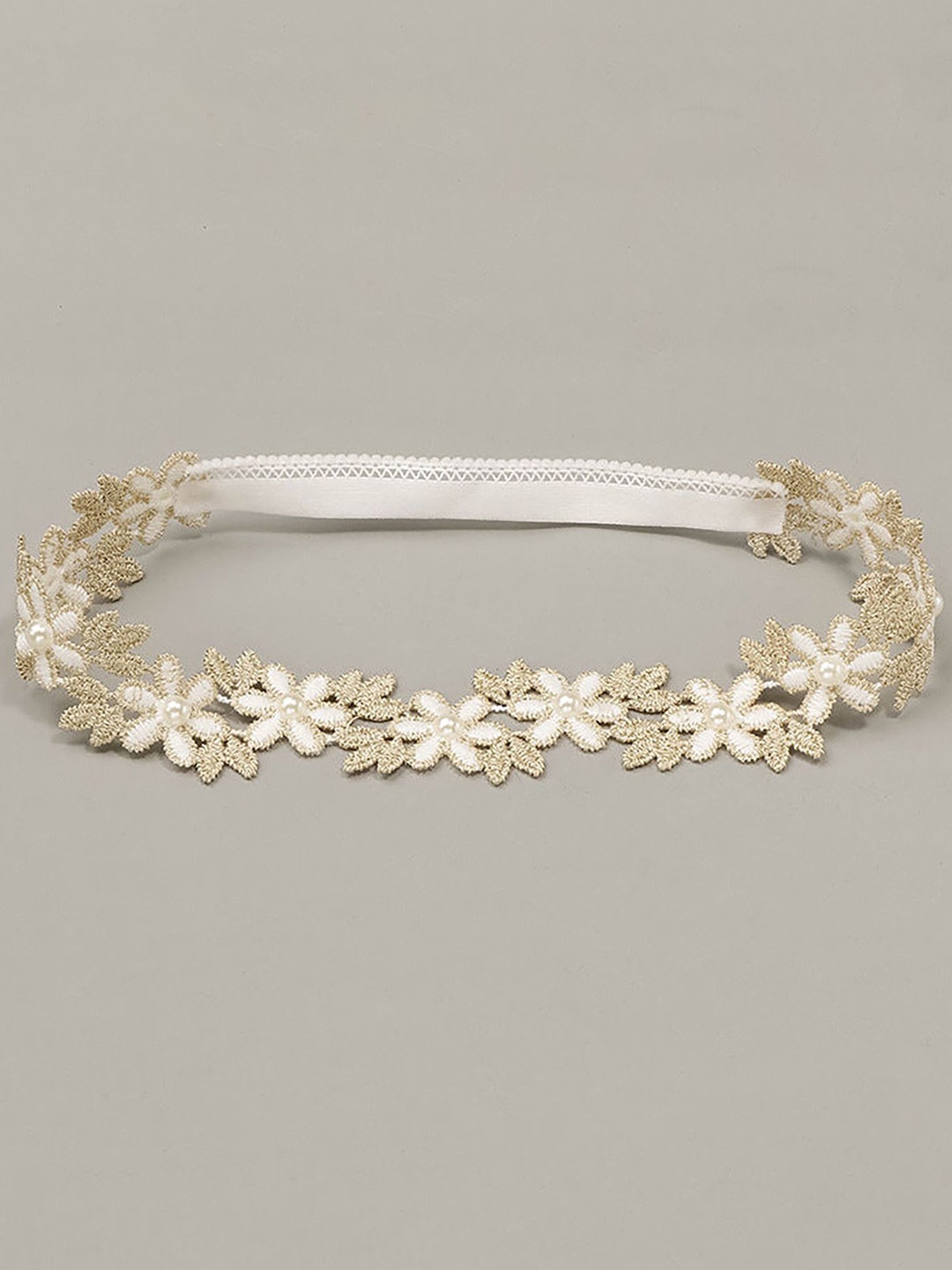 

SYGA Girls Flower Bandana Headband, Gold