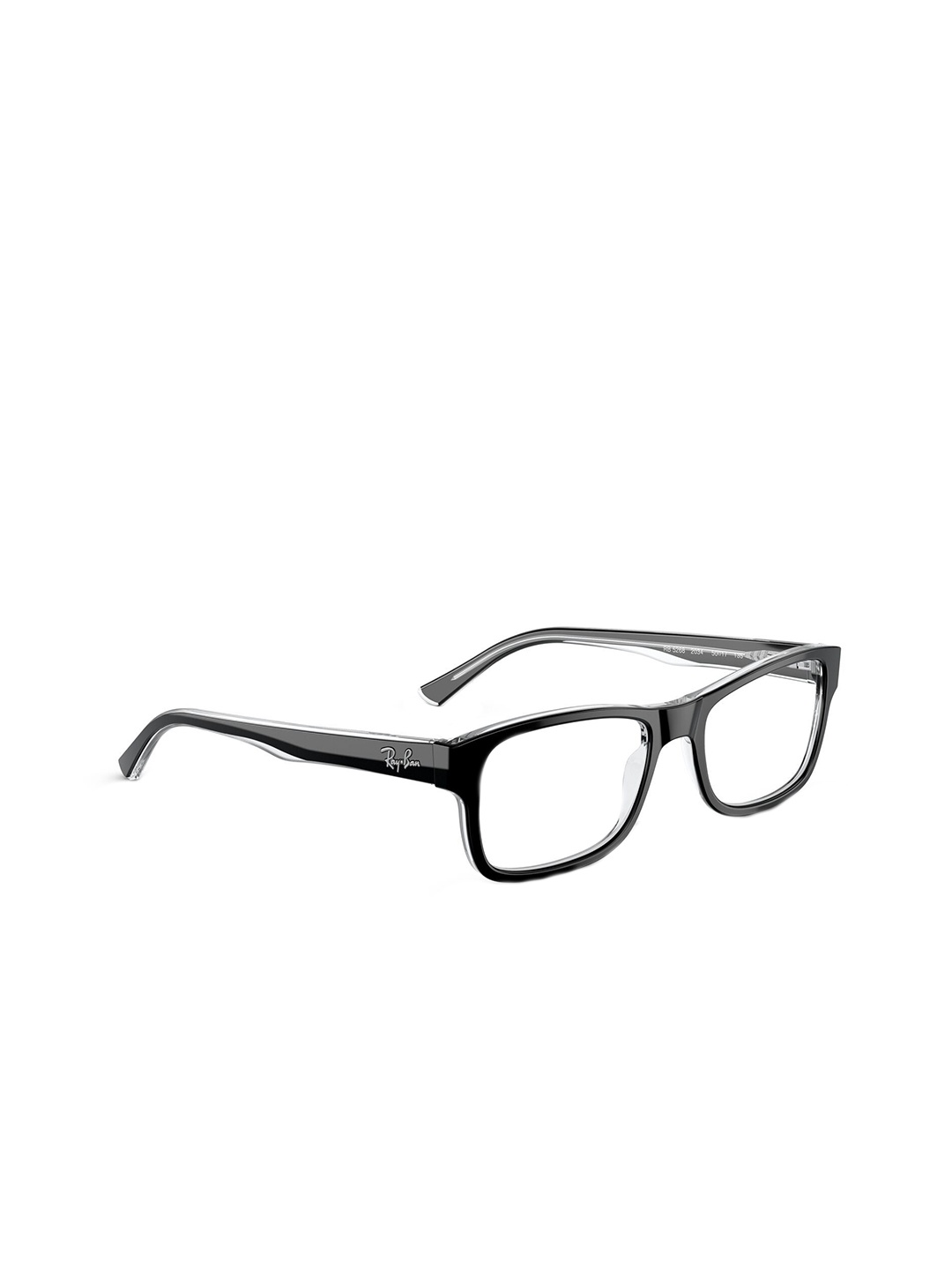 

Ray-Ban Unisex Full Rim Rectangle Frames, Black