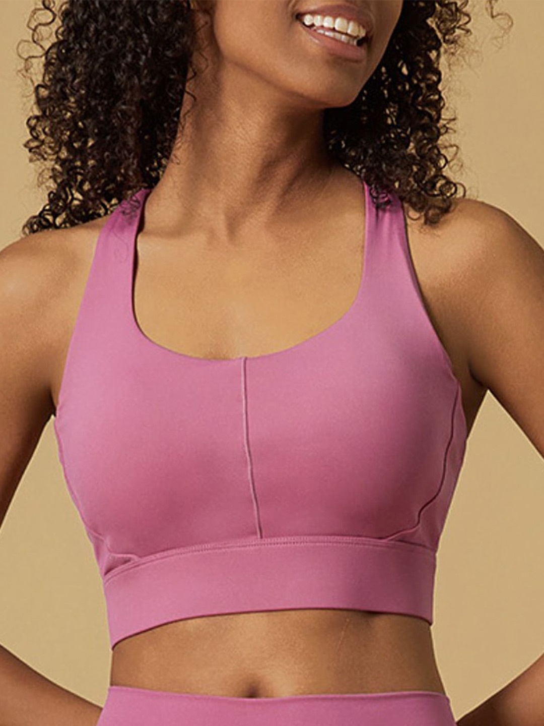 

LULU & SKY Bralette Crop Top, Rose