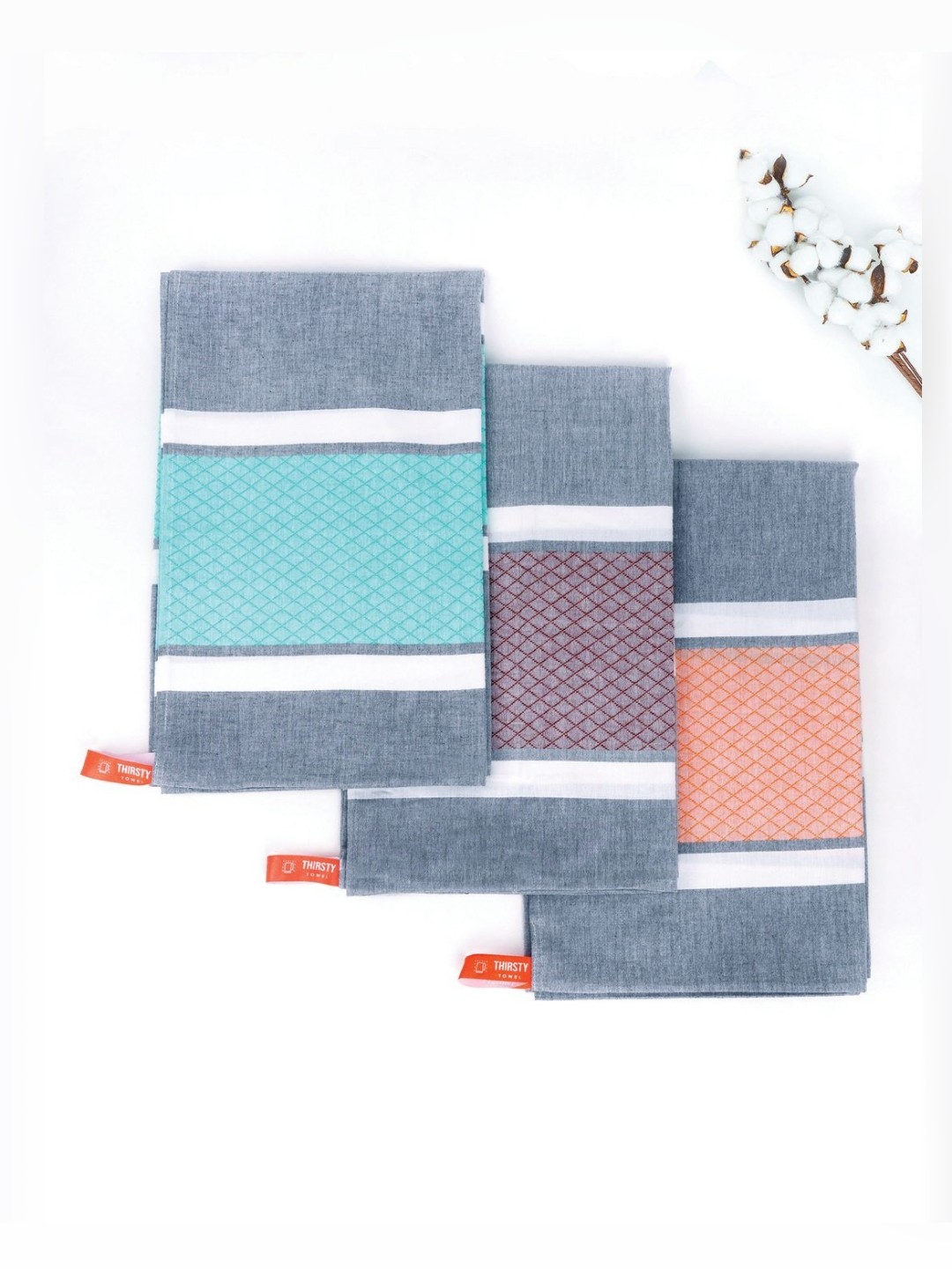 

Doctor Towels Assorted 3 Pieces Pure Cotton 233 GSM Bath Towel