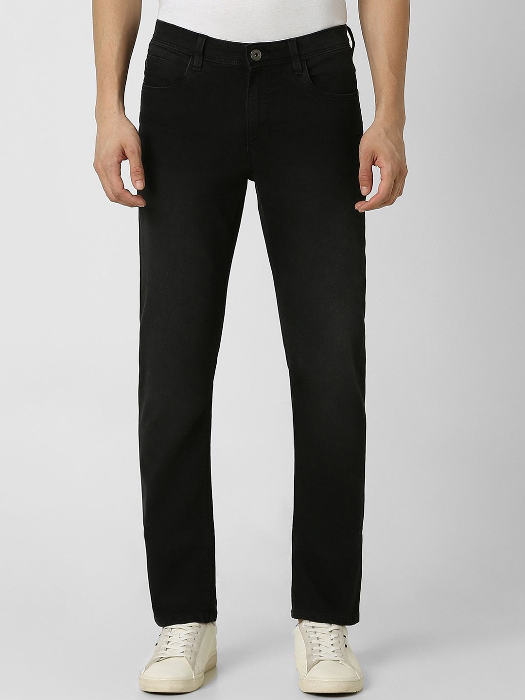 

VAN HEUSEN DENIM LABS Men Slim Fit Mid-Rise Jeans, Black