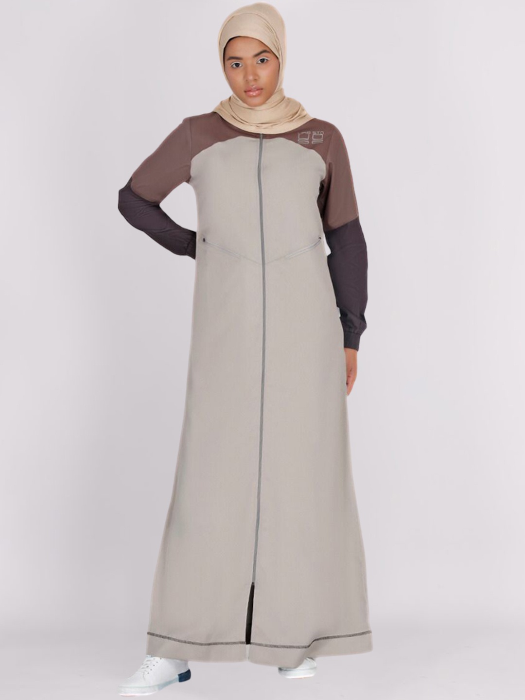 

IDH London Round Neck Burqa With Jilbab, Beige