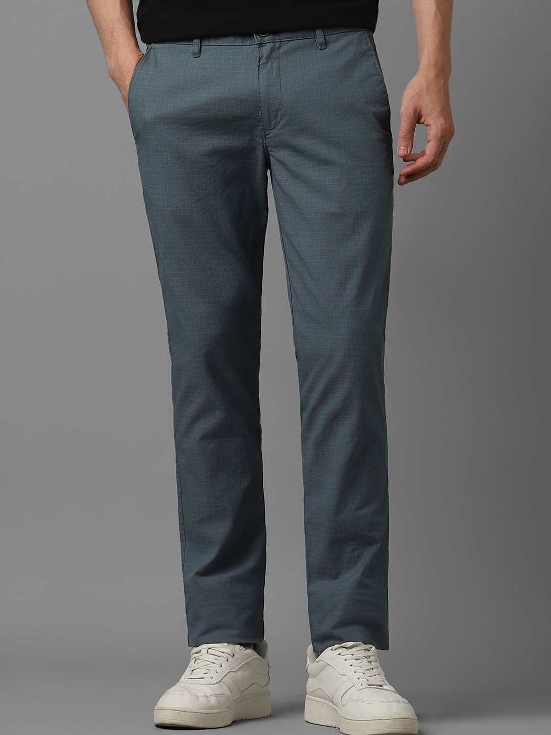 

Louis Philippe Sport Men Slim Fit Trousers, Blue