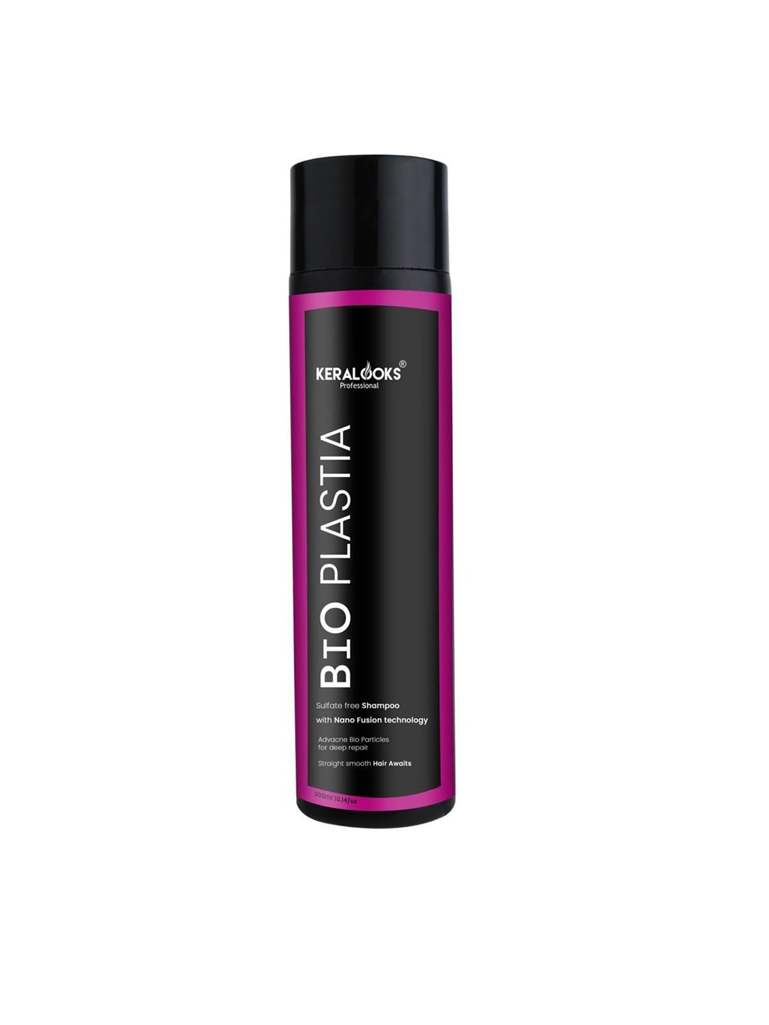 

Keralooks professional Bioplastia Sulfate Free Shampoo With Nano Fusion Technology-300ml, Black