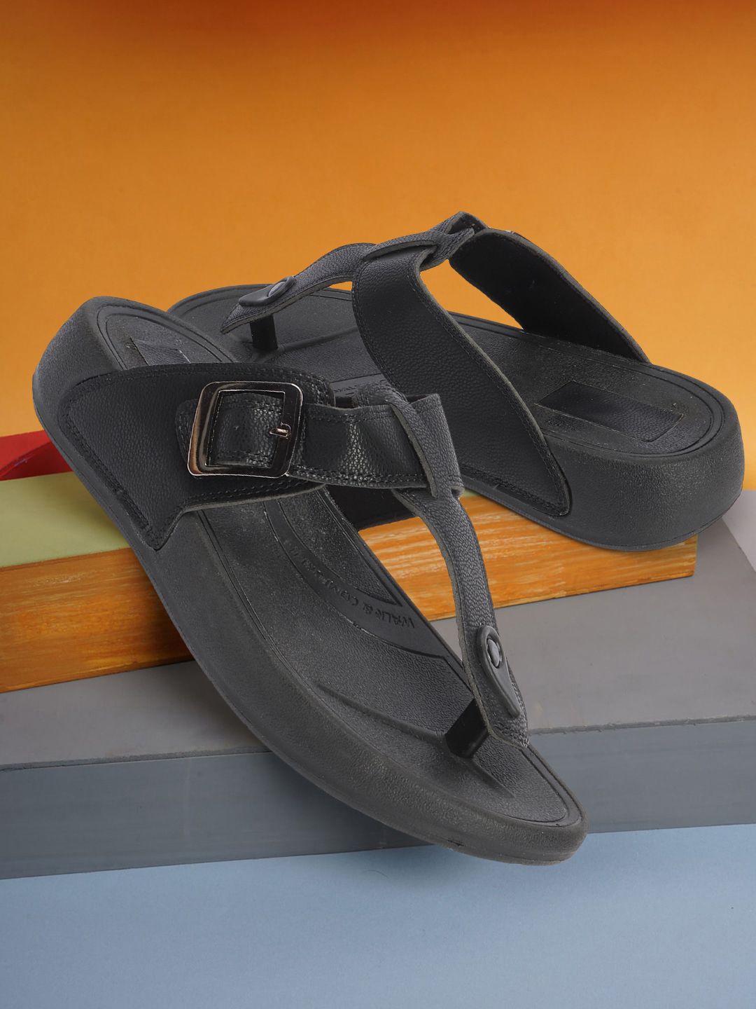 

JUMPLITE Men Comfort Sandals, Black
