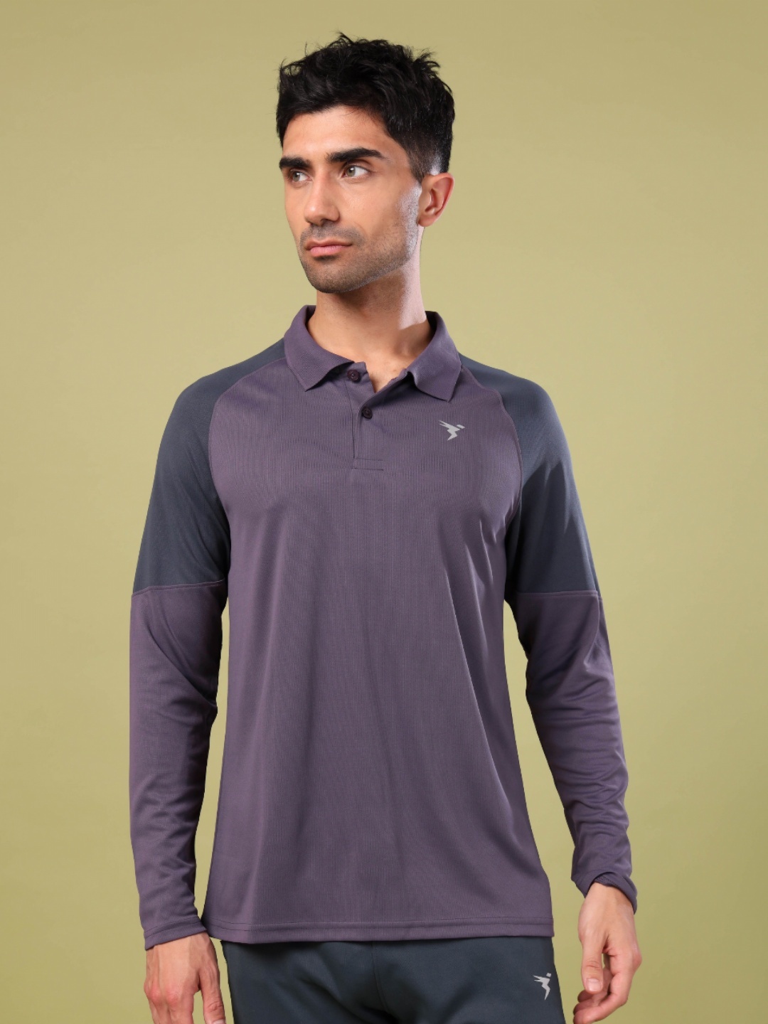 

Technosport Polo Collar UPF50 Techno cool+ Slim Fit T-shirt, Purple