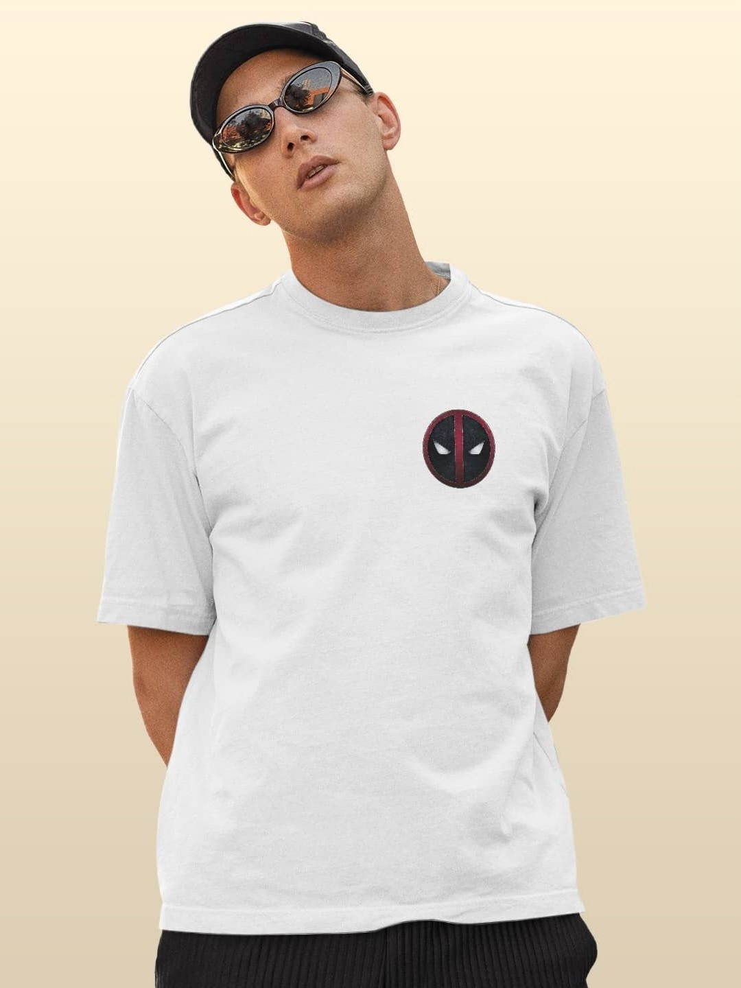 

macmerise Men Printed T-shirt, White