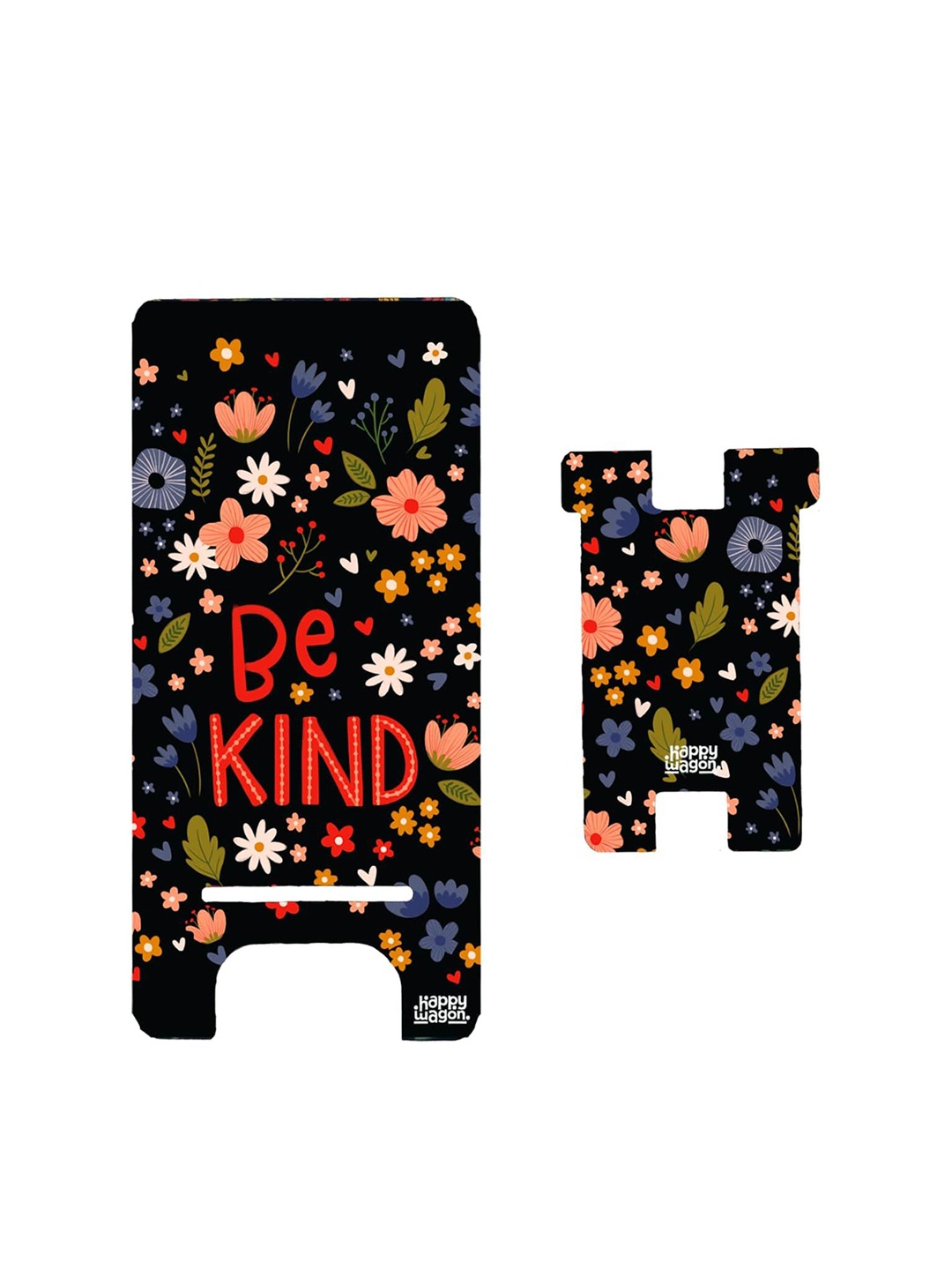 

happywagon Floral Printed OnePlus 5 Back Case Mobile Accessories, Black