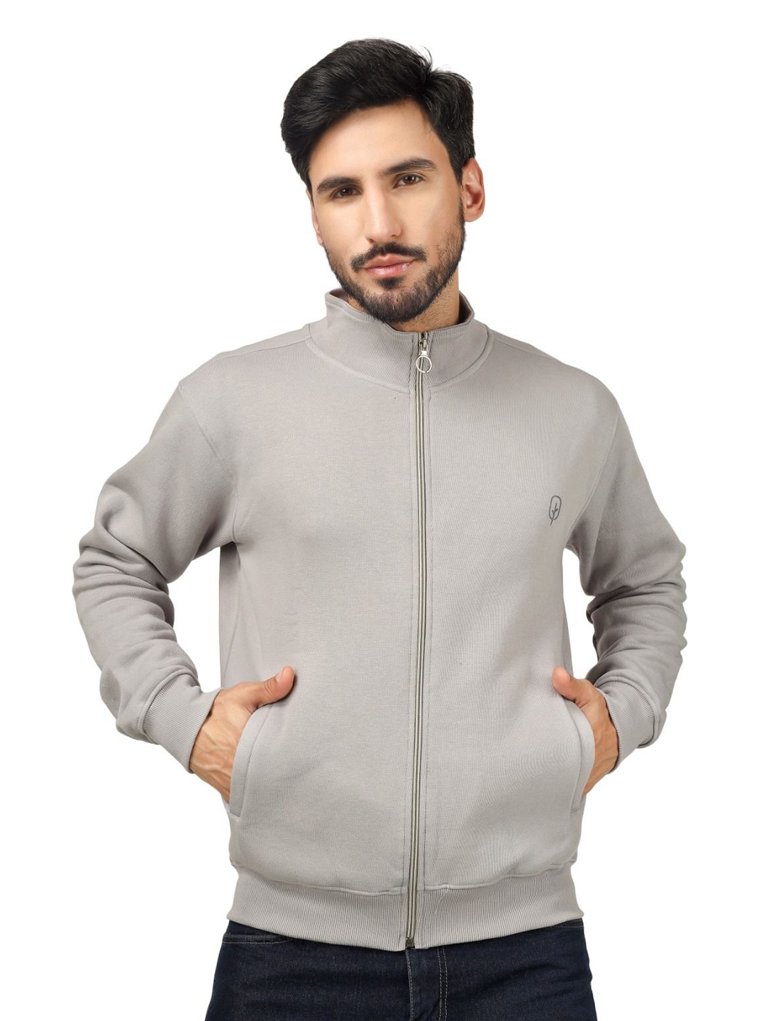 

BLUEFICUS Men Sweatshirt, Grey