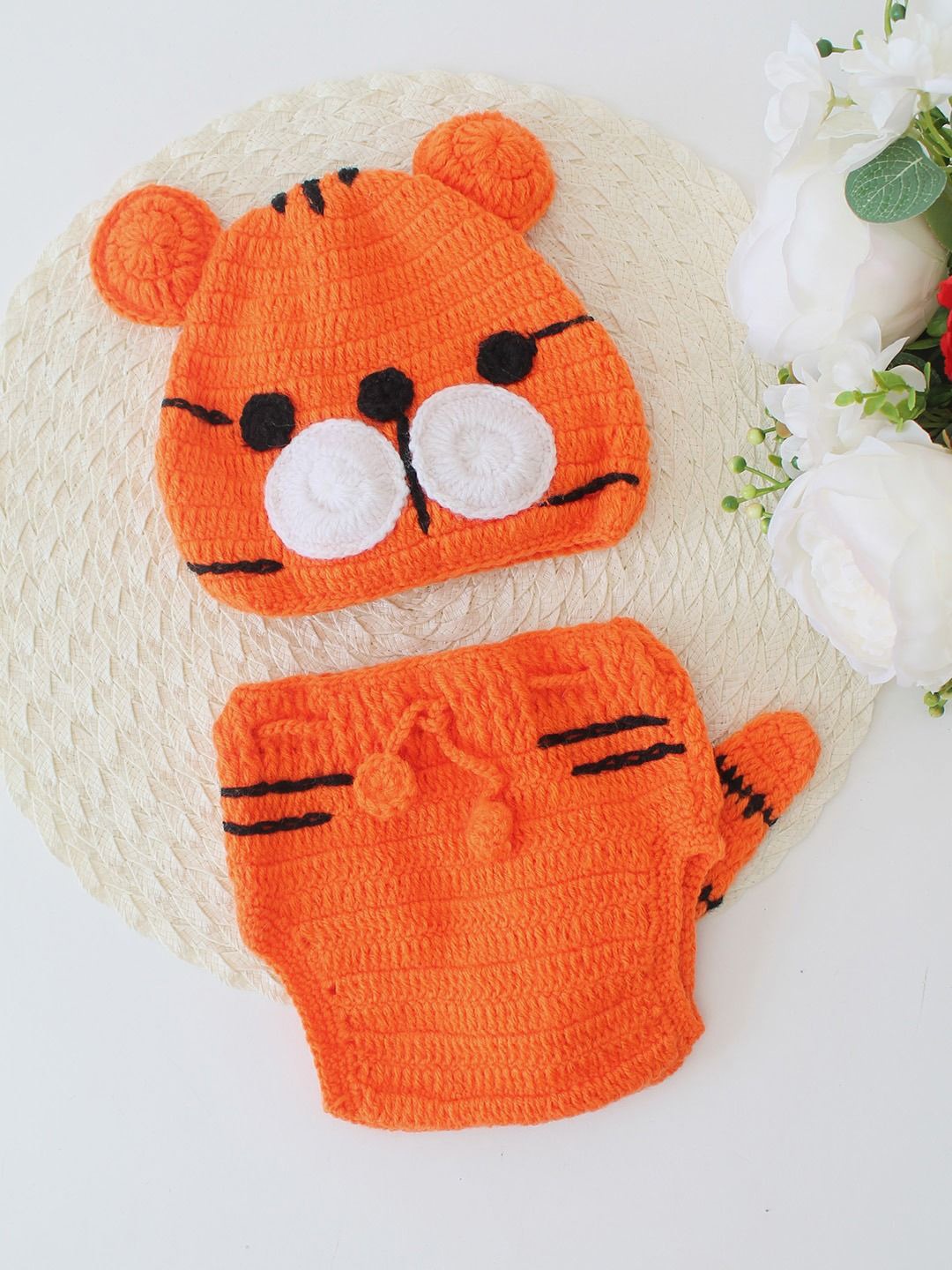 

Woonie Infants Tiger Photoshoot Props, Orange