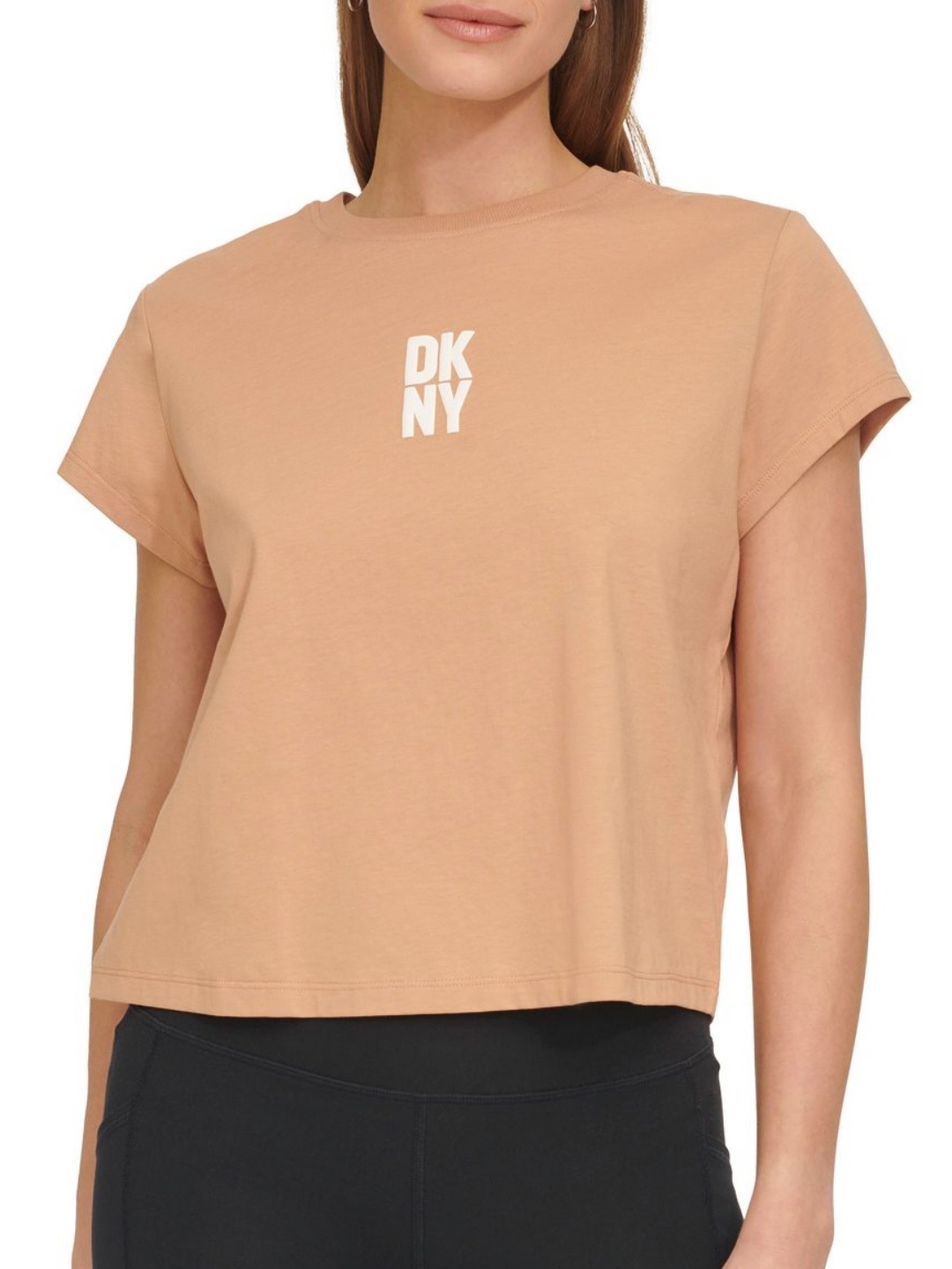 

DKNY Women T-shirt, Brown