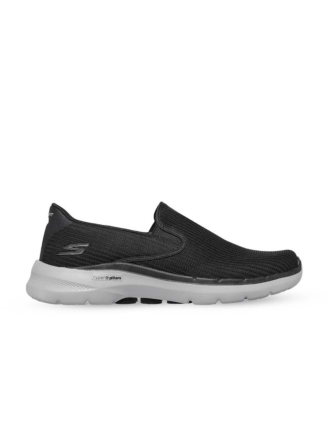 

Skechers Men Mesh Walking Non-Marking Sports Shoes, Black