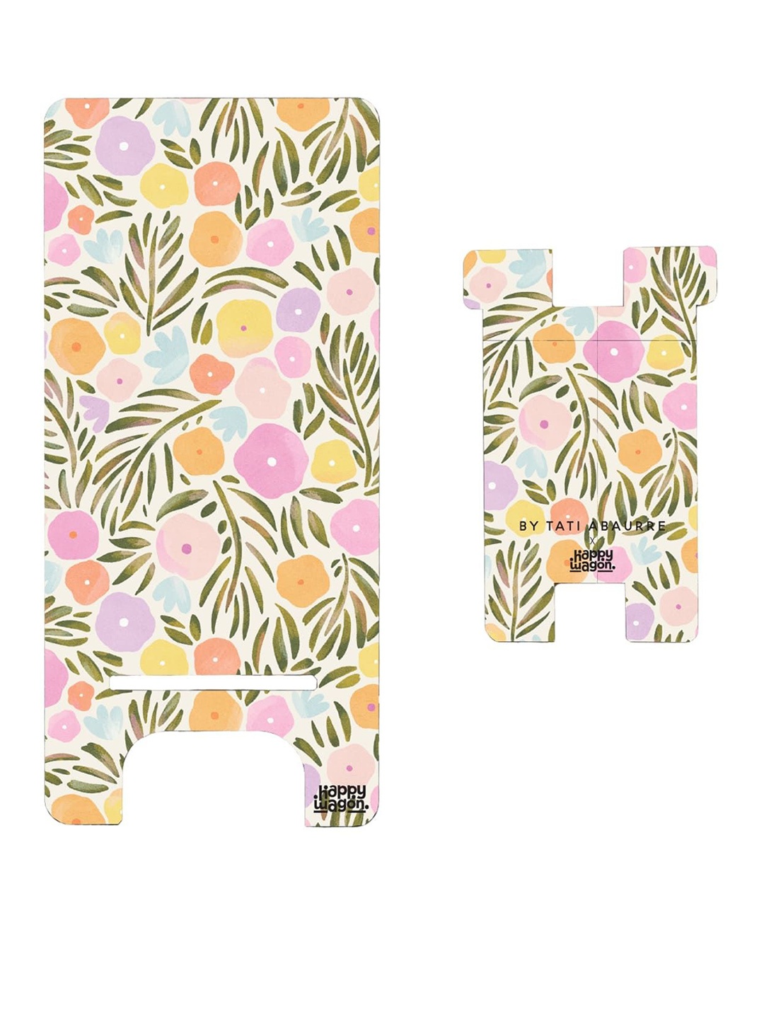 

happywagon Floral Printed Vivo V5S Back Case Mobile Accessories, Cream