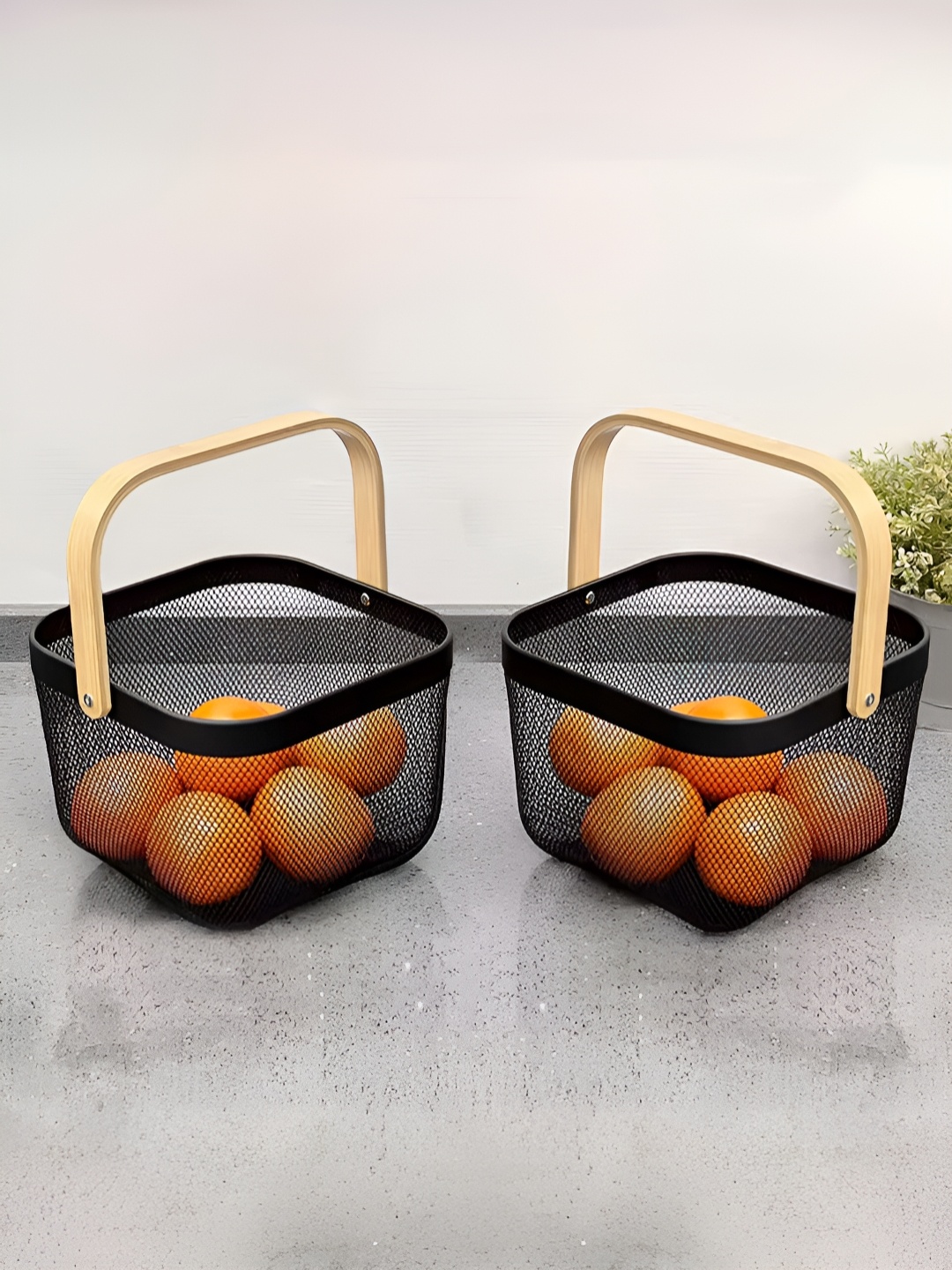 

UMAI Black 2 Pieces Regular Textured Multi-Utility Organisers