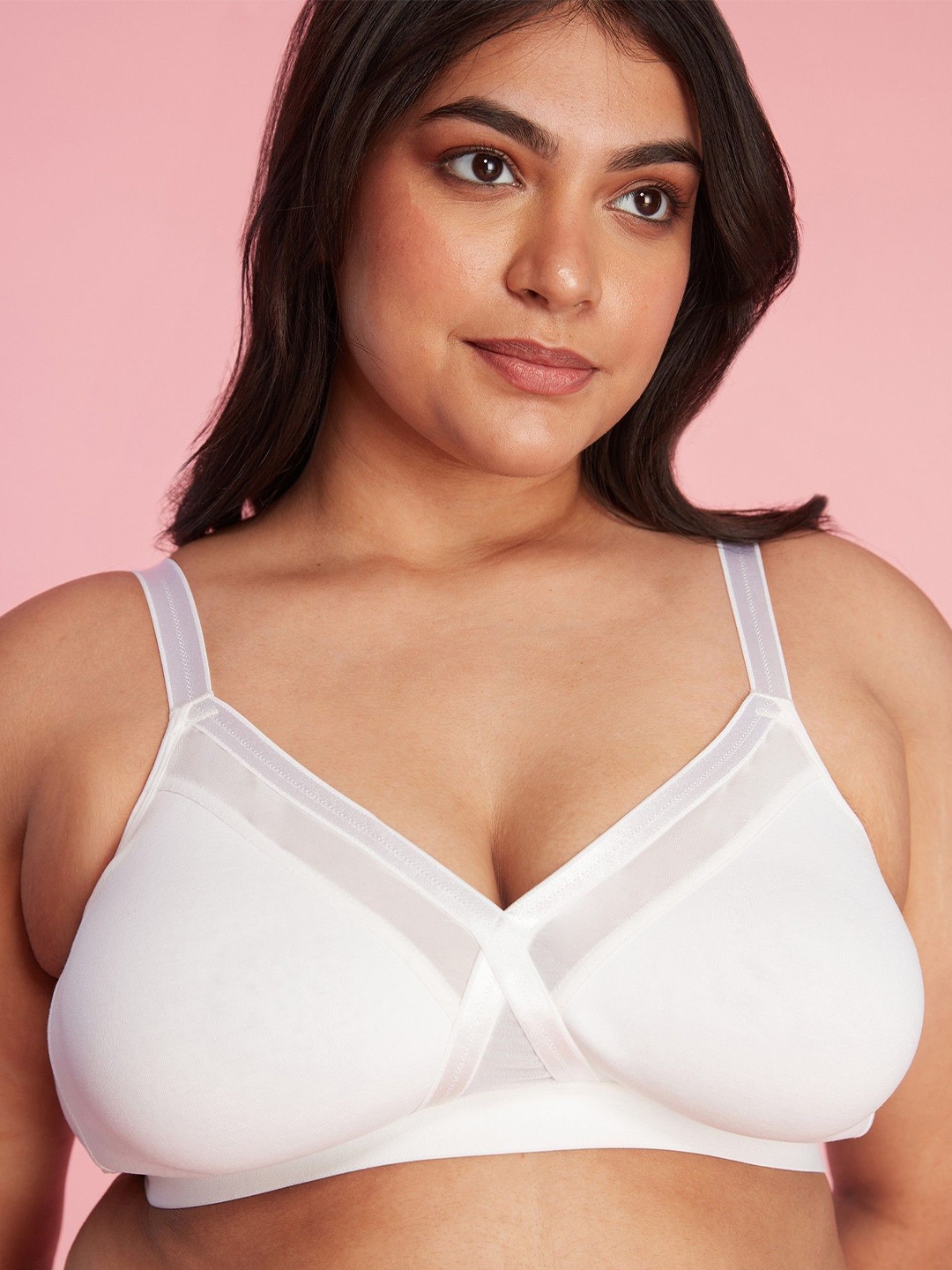 

Nykd Full Coverage T-Shirt Bra, White