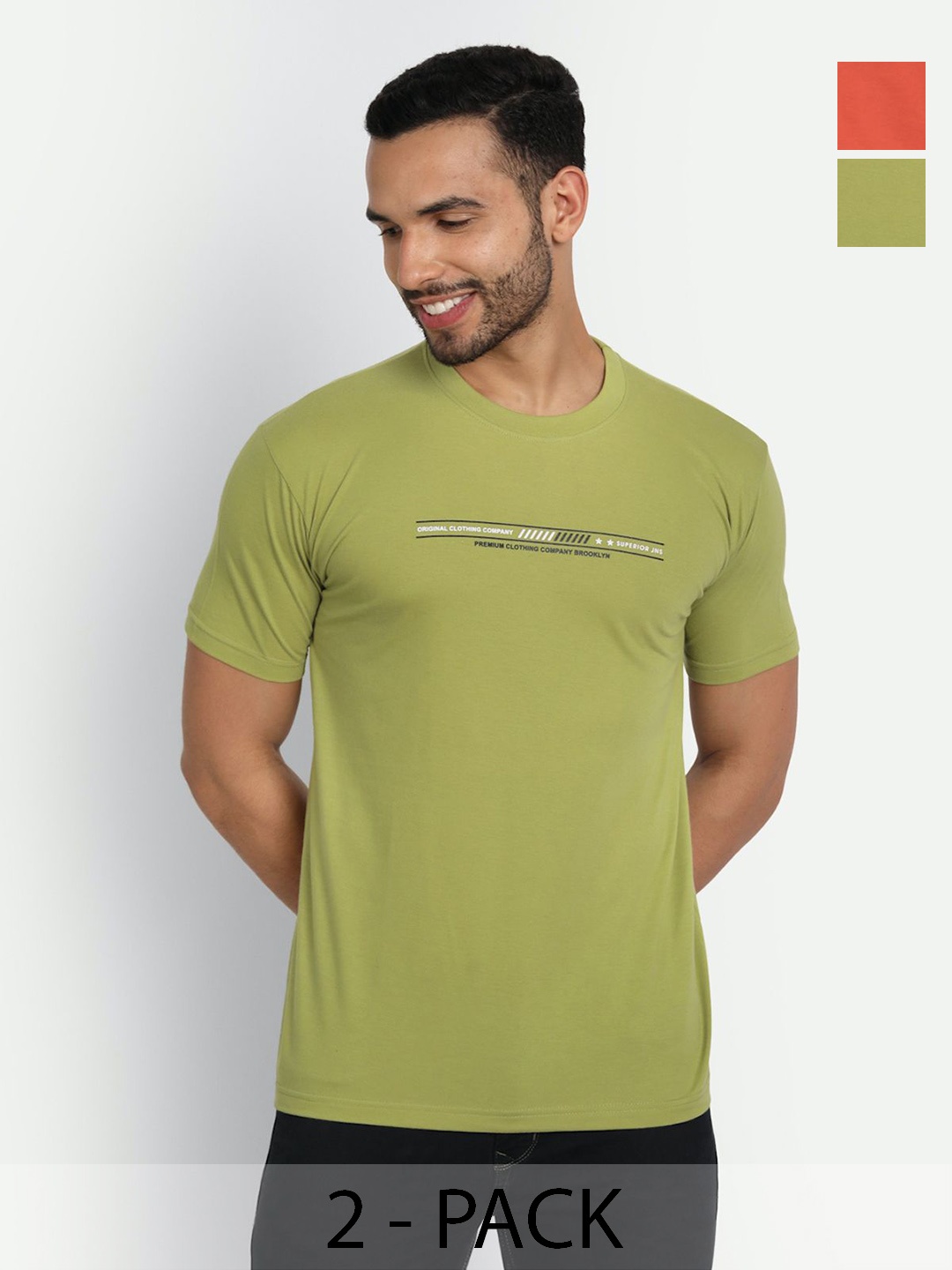 

ZEFFIT Men Typography 2 Pockets T-shirt, Multi