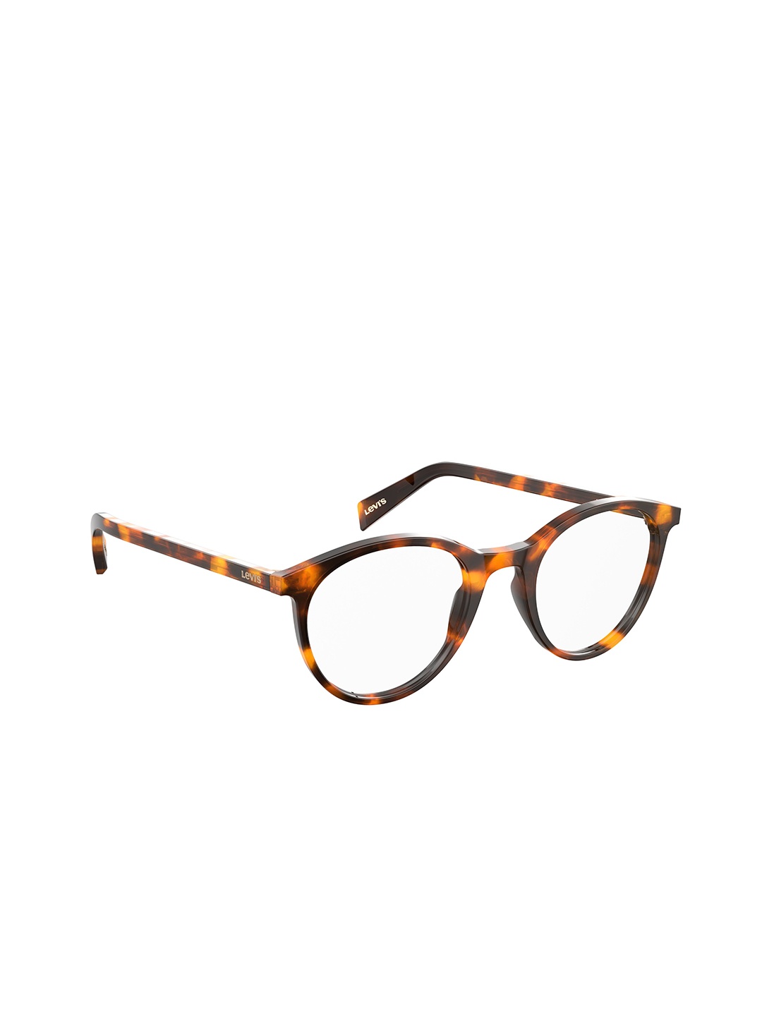 

Levis Unisex Abstract Full Rim Oval Frames, Brown