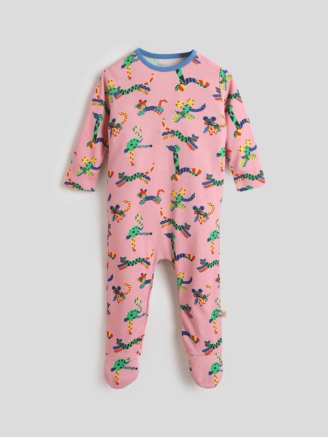 

Somersault Girls Printed Sleepsuit, Pink