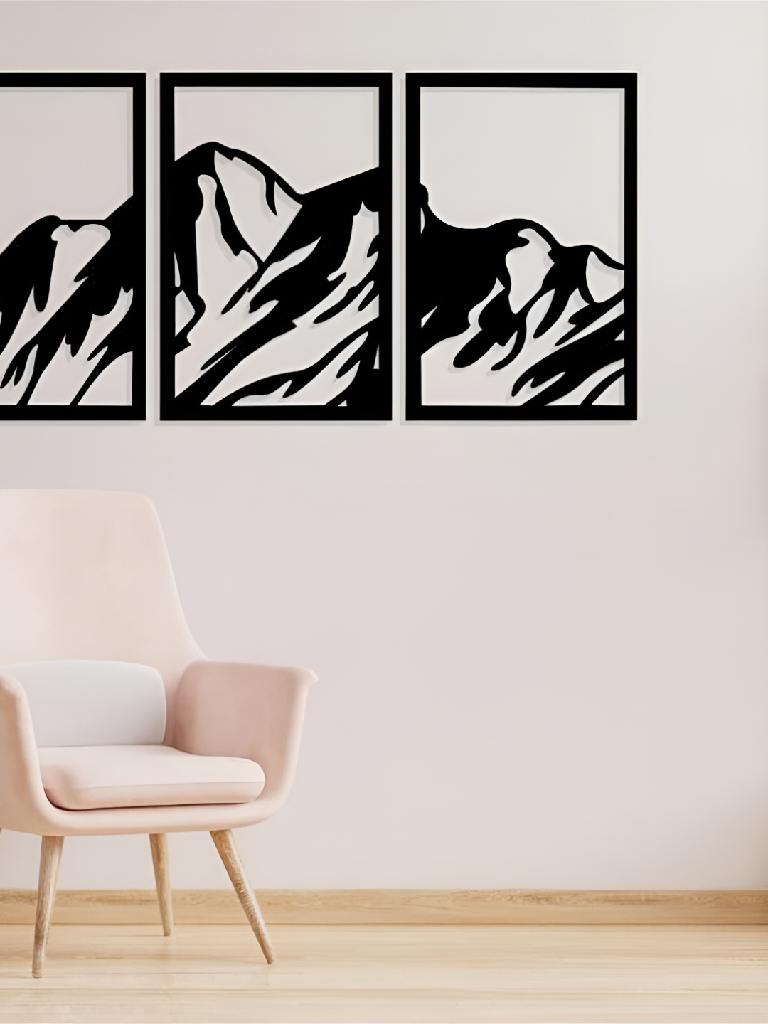 

ARTROOMS Black Mountain Metal Wall Hangings
