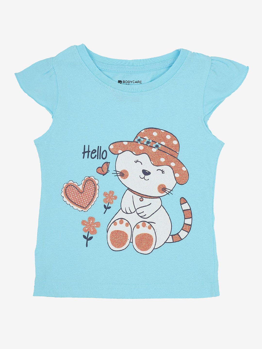 

Bodycare Girls 2 Printed Applique T-shirt, Blue