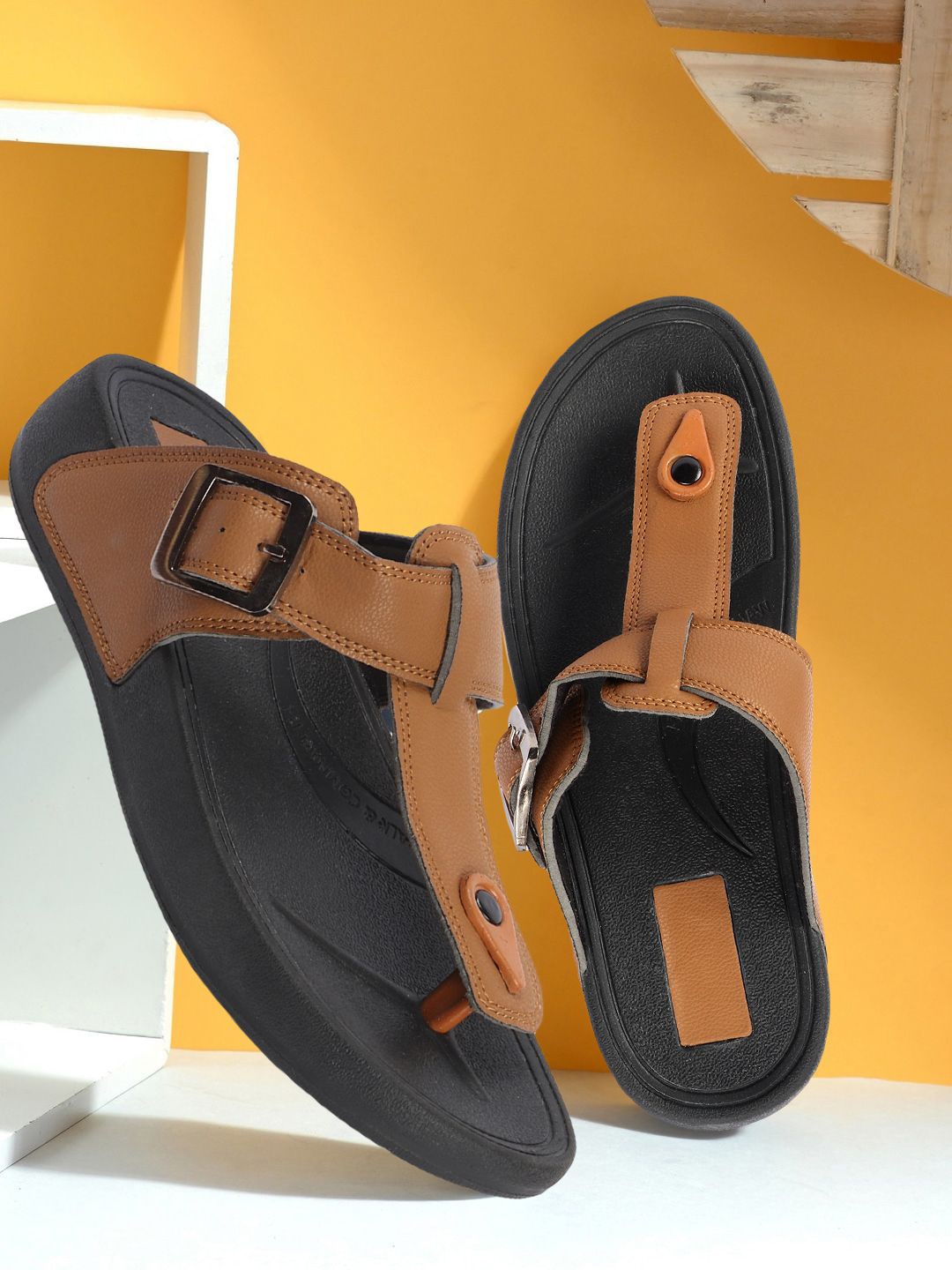 

JUMPLITE Men Comfort Sandals, Tan
