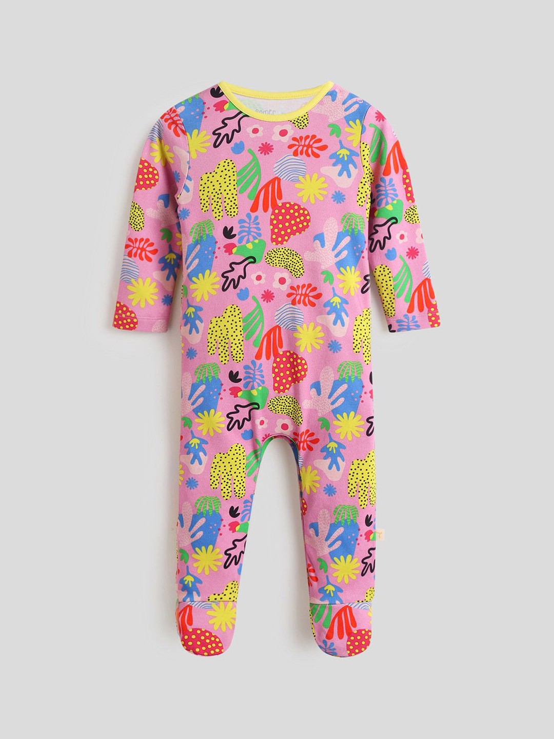 

Somersault Girls Printed Sleepsuit, Pink