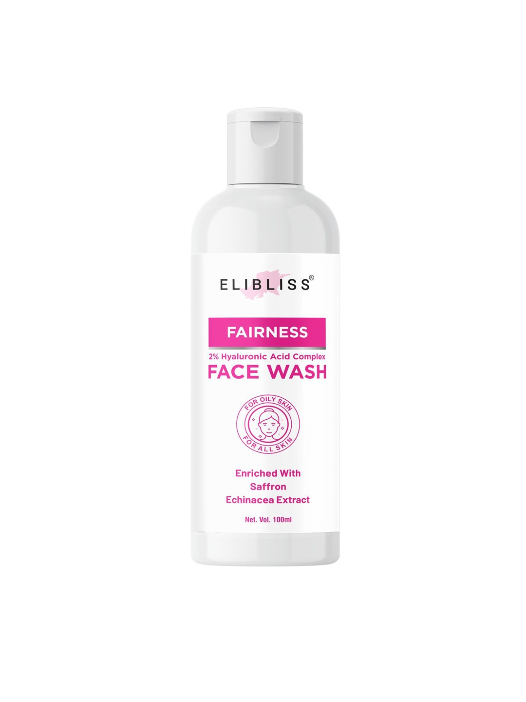 

ELIBLISS Fairness Face Wash With Saffron - 100ml, Brown