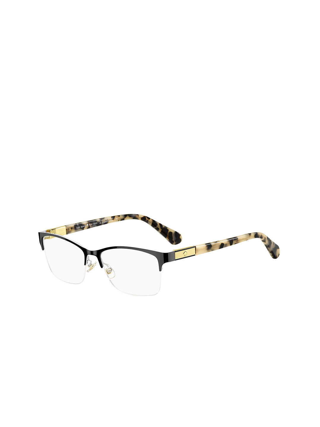 

Kate Spade Women Abstract Half Rim Square Frames, Black