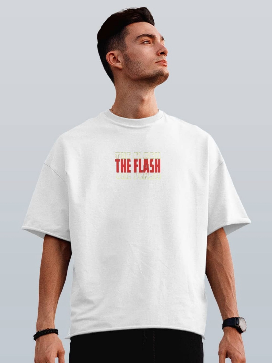 

macmerise Men Typography Applique T-shirt, White