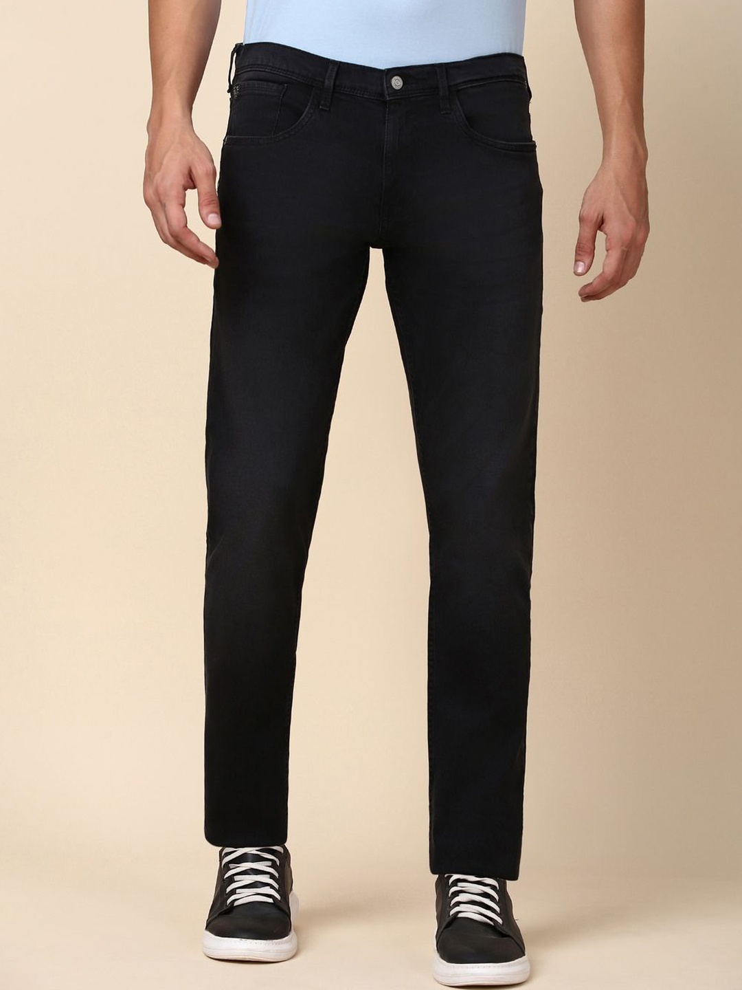 

Allen Solly Men Slim Fit Mid-Rise Jeans, Black