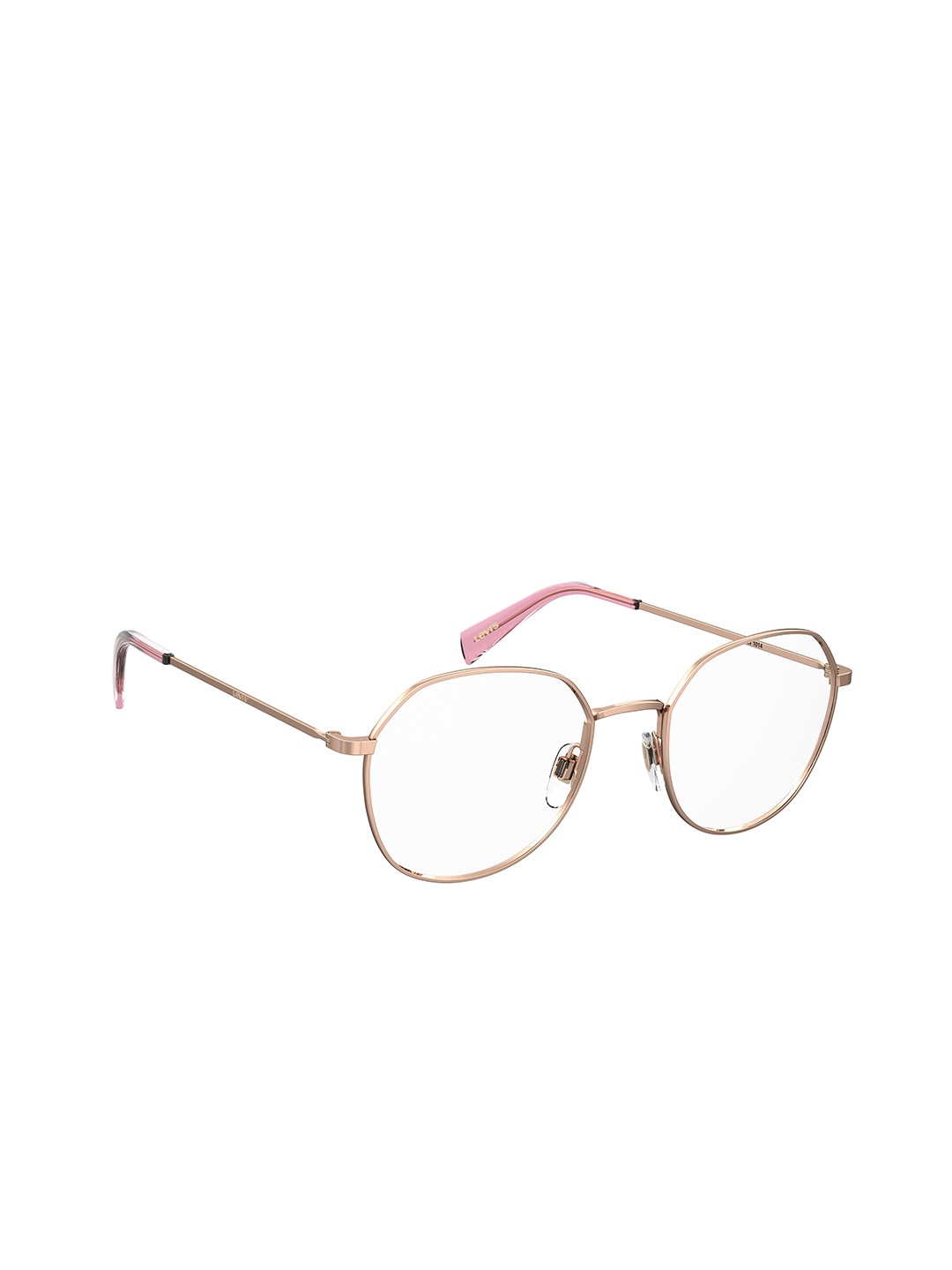

Levis Unisex Rimless Round Frames, Gold
