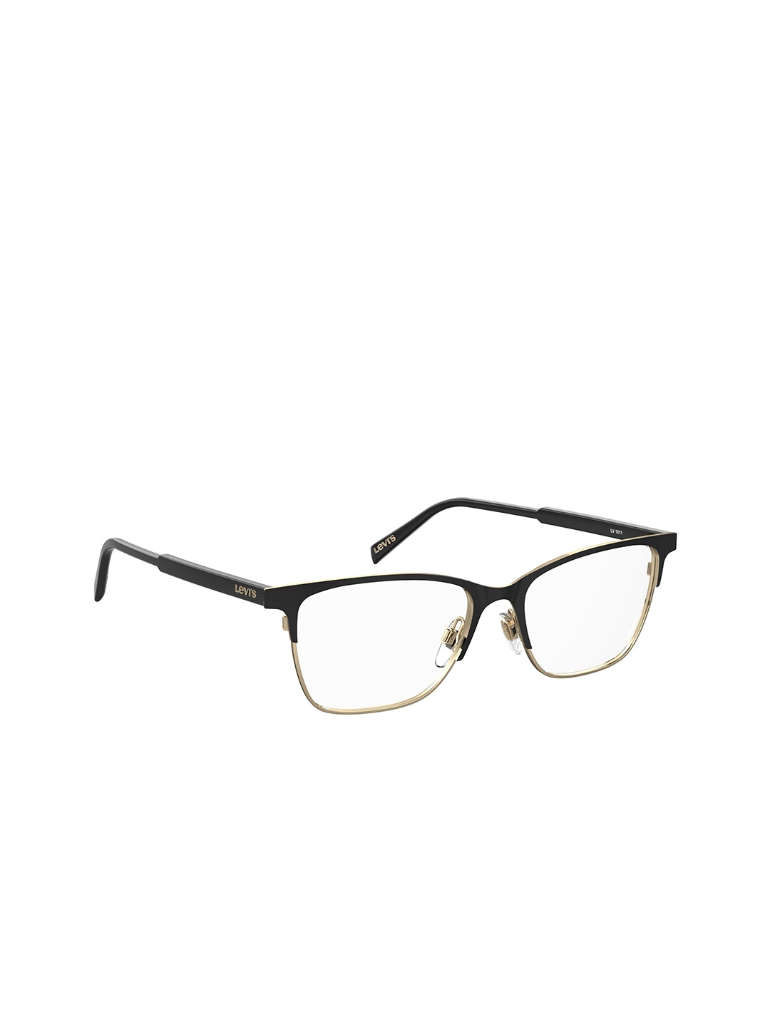 

Levis Women Half Rim Square Frames, Black