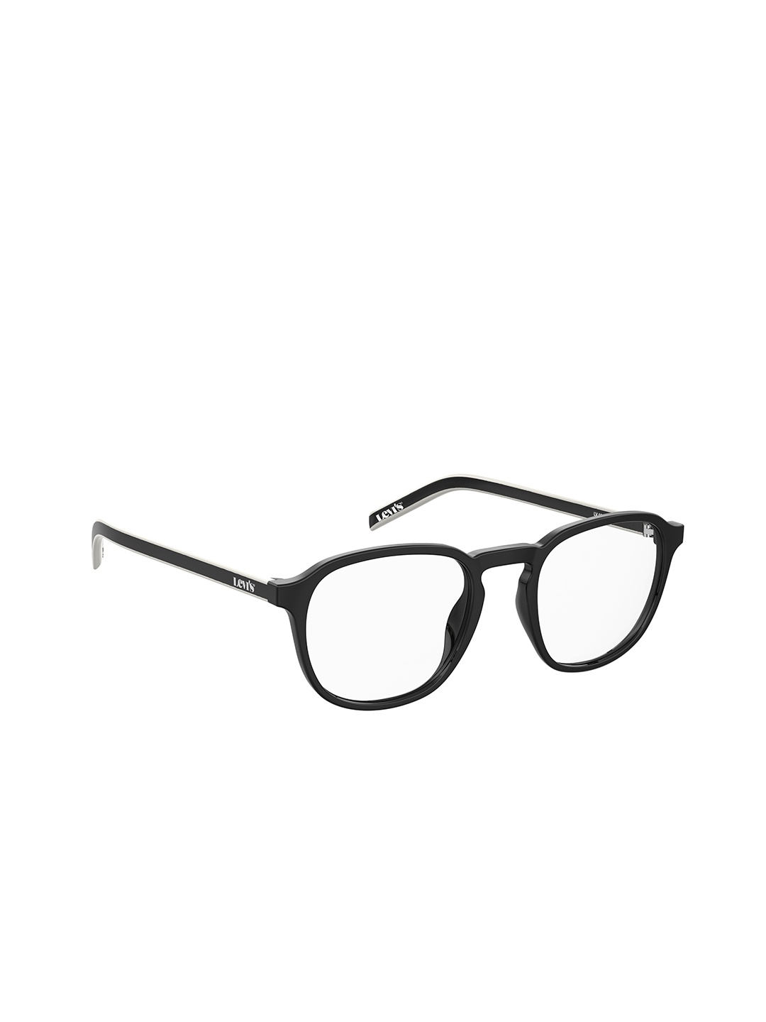 

Levis Men Full Rim Round Frames, Black