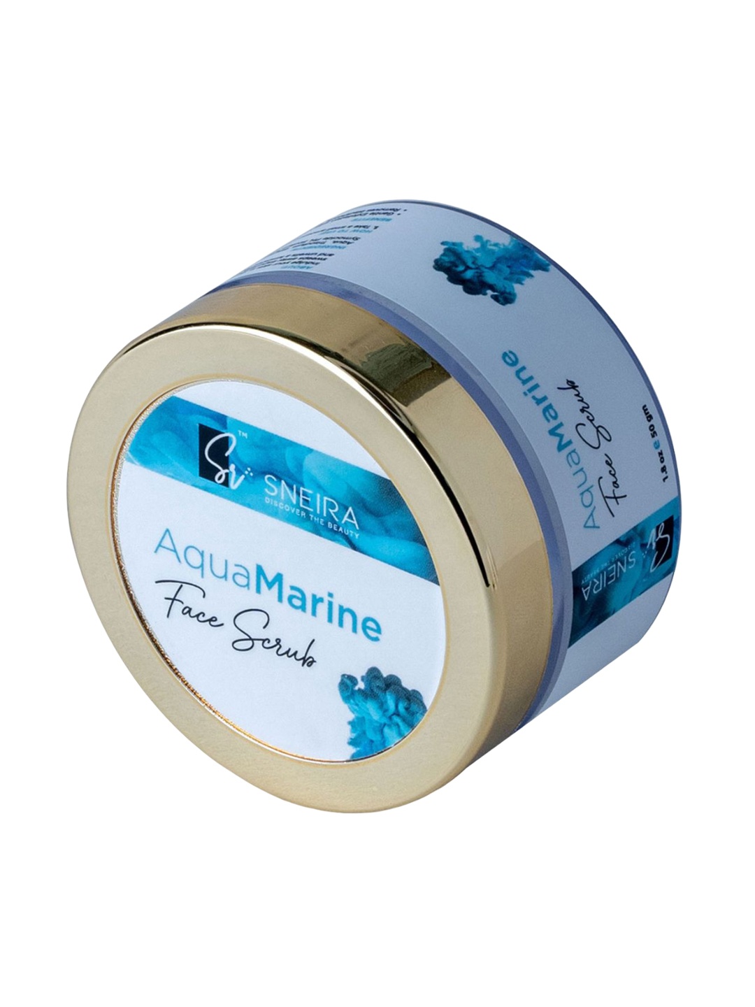 

SNEIRA Aqua Marrine Face Scrub- 50gm, Blue