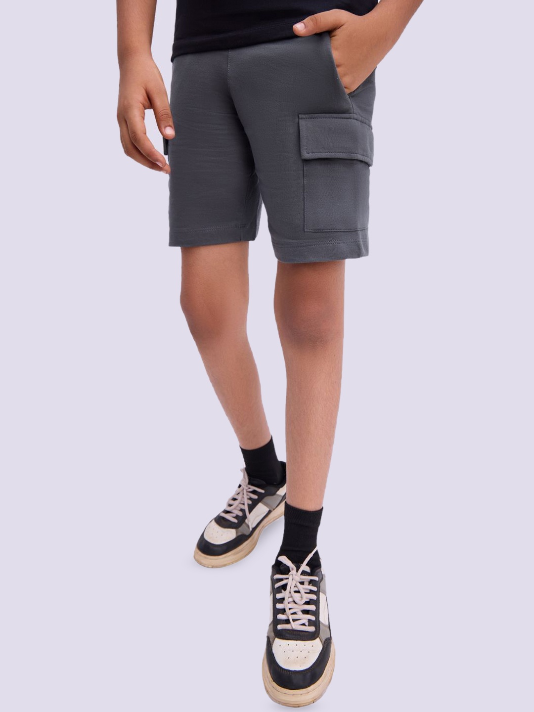 

Bombay High Boys Pure Cotton Shorts, Grey