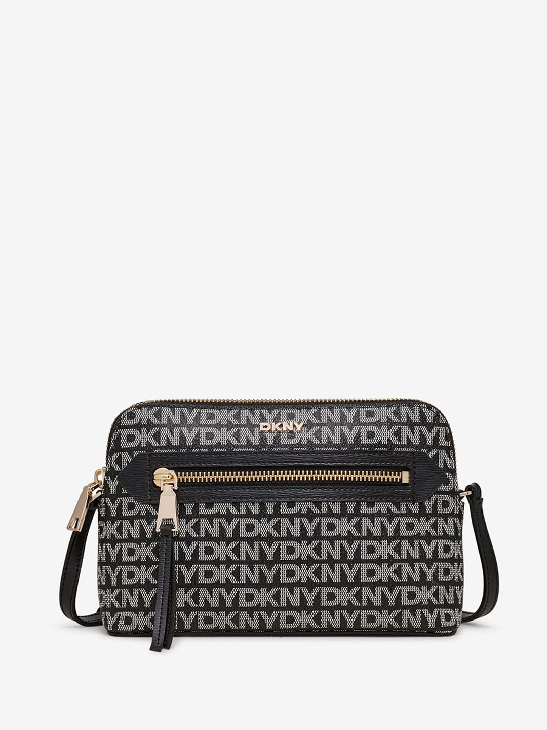 

DKNY Textured Structured Satchel, Black