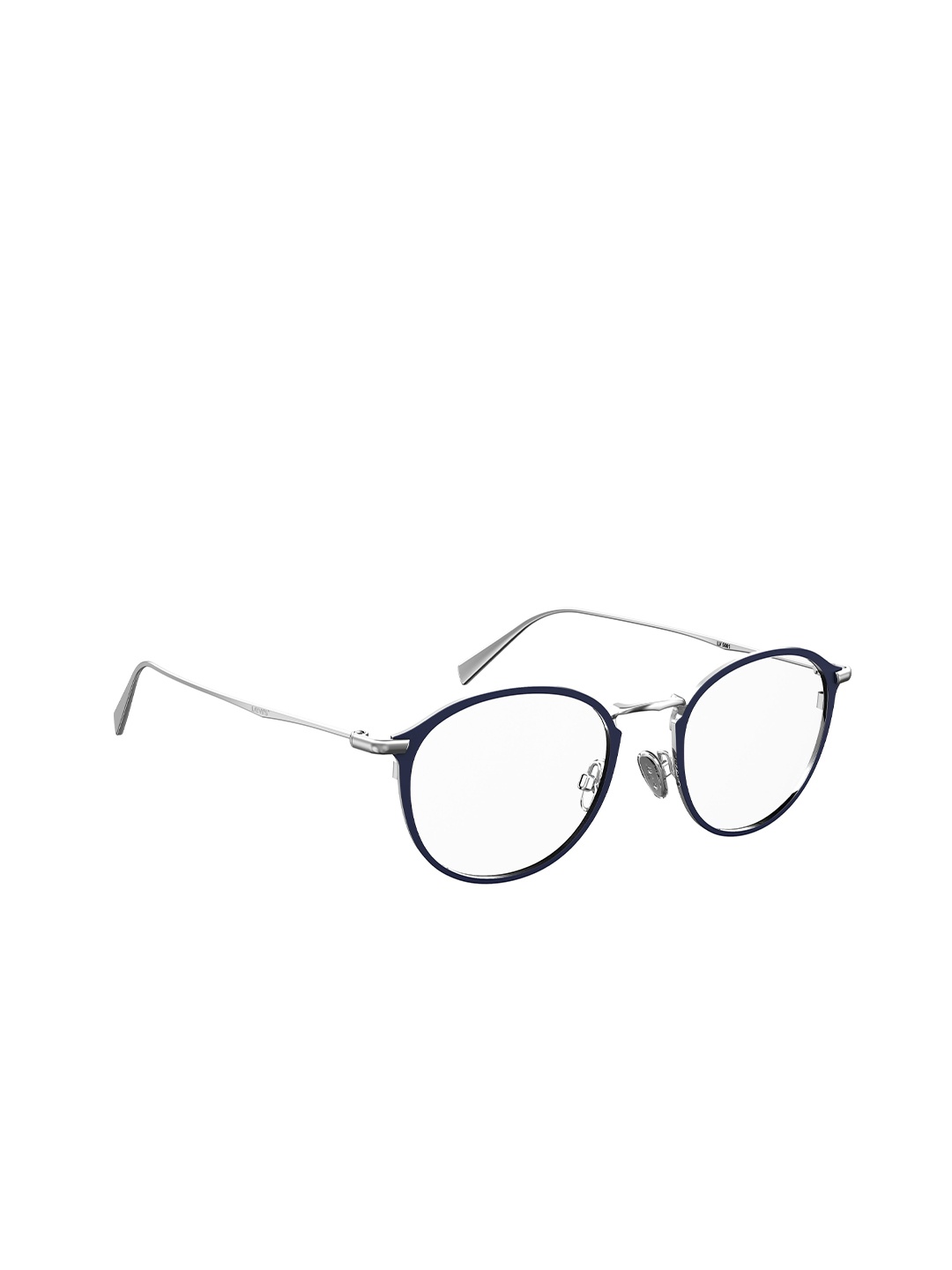 

Levis Palladium Men Full Rim Round Frames, Navy blue