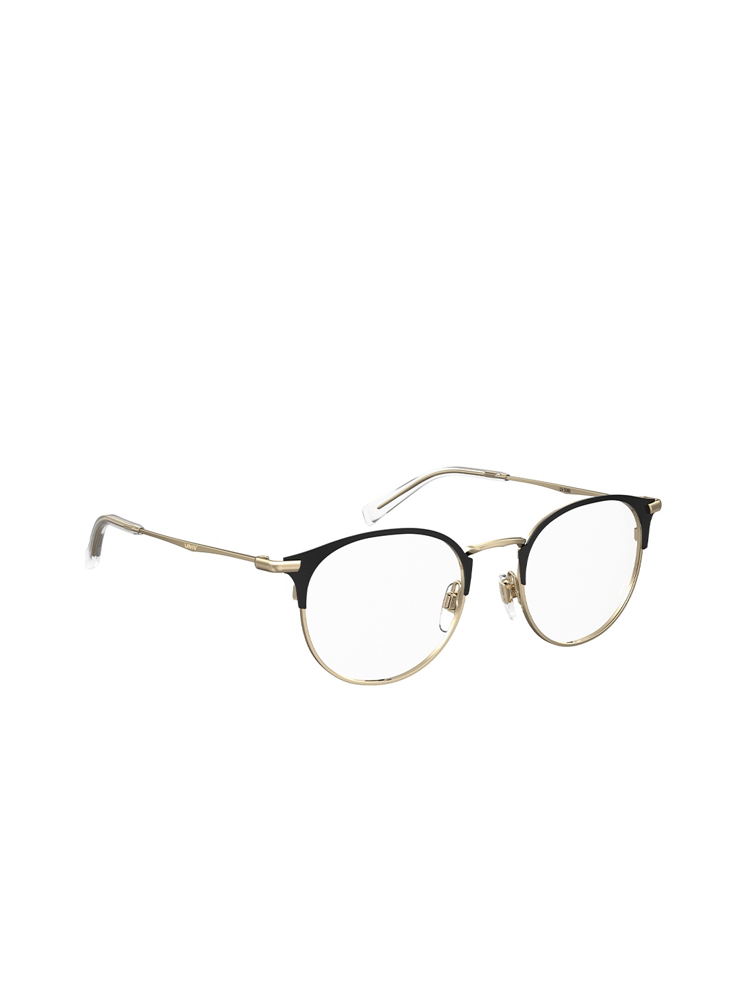 

Levis Men Full Rim Round Frames, Black