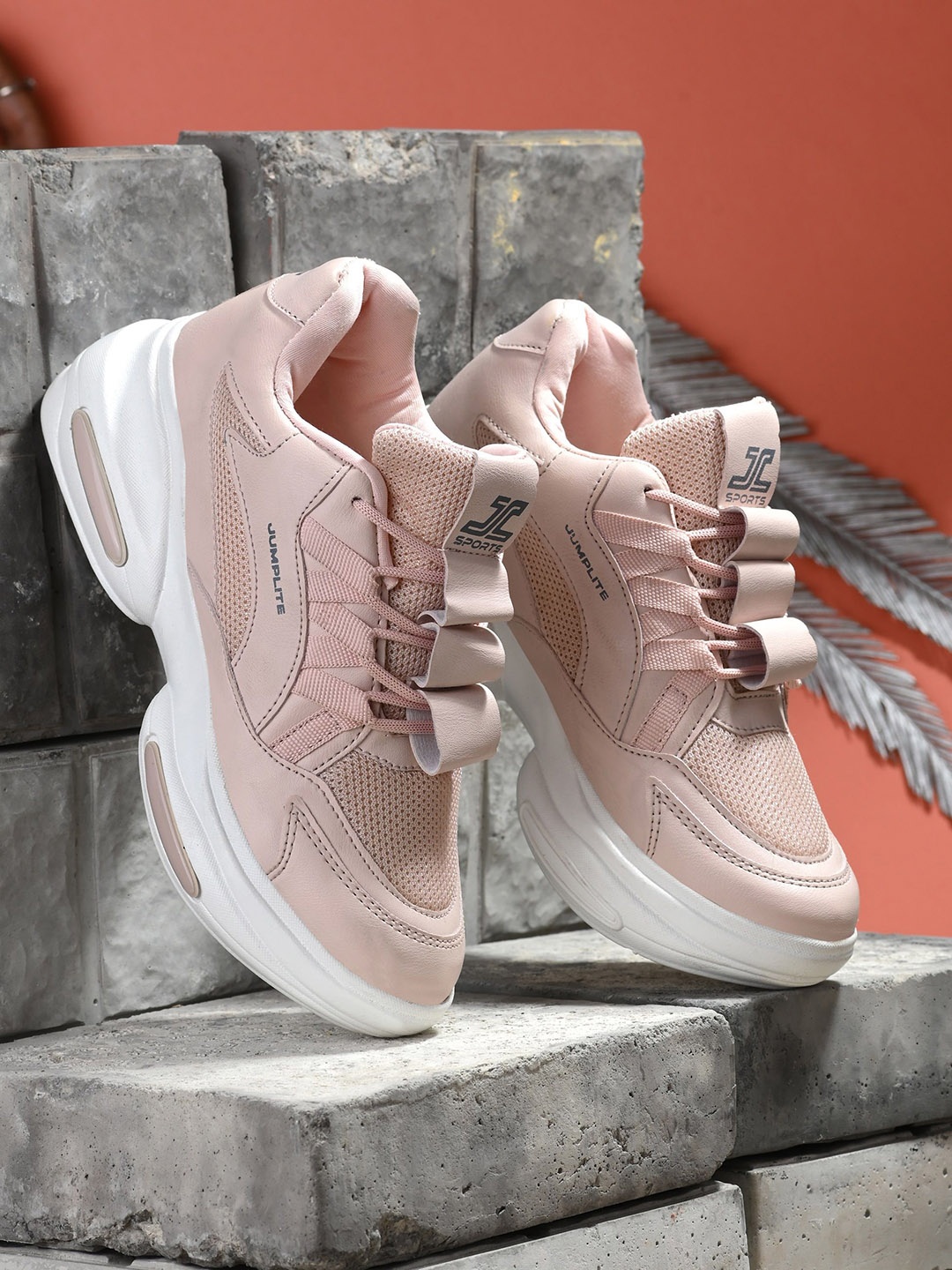 

Layasa Women Woven Design Sneakers, Beige