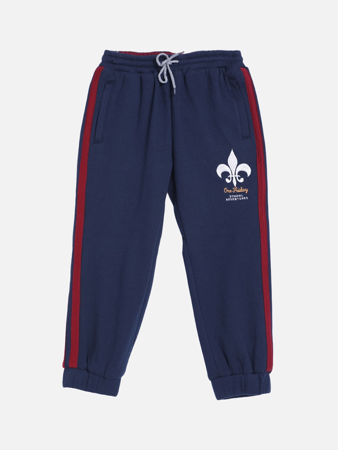 

One Friday Boys Mid Rise Joggers, Navy blue