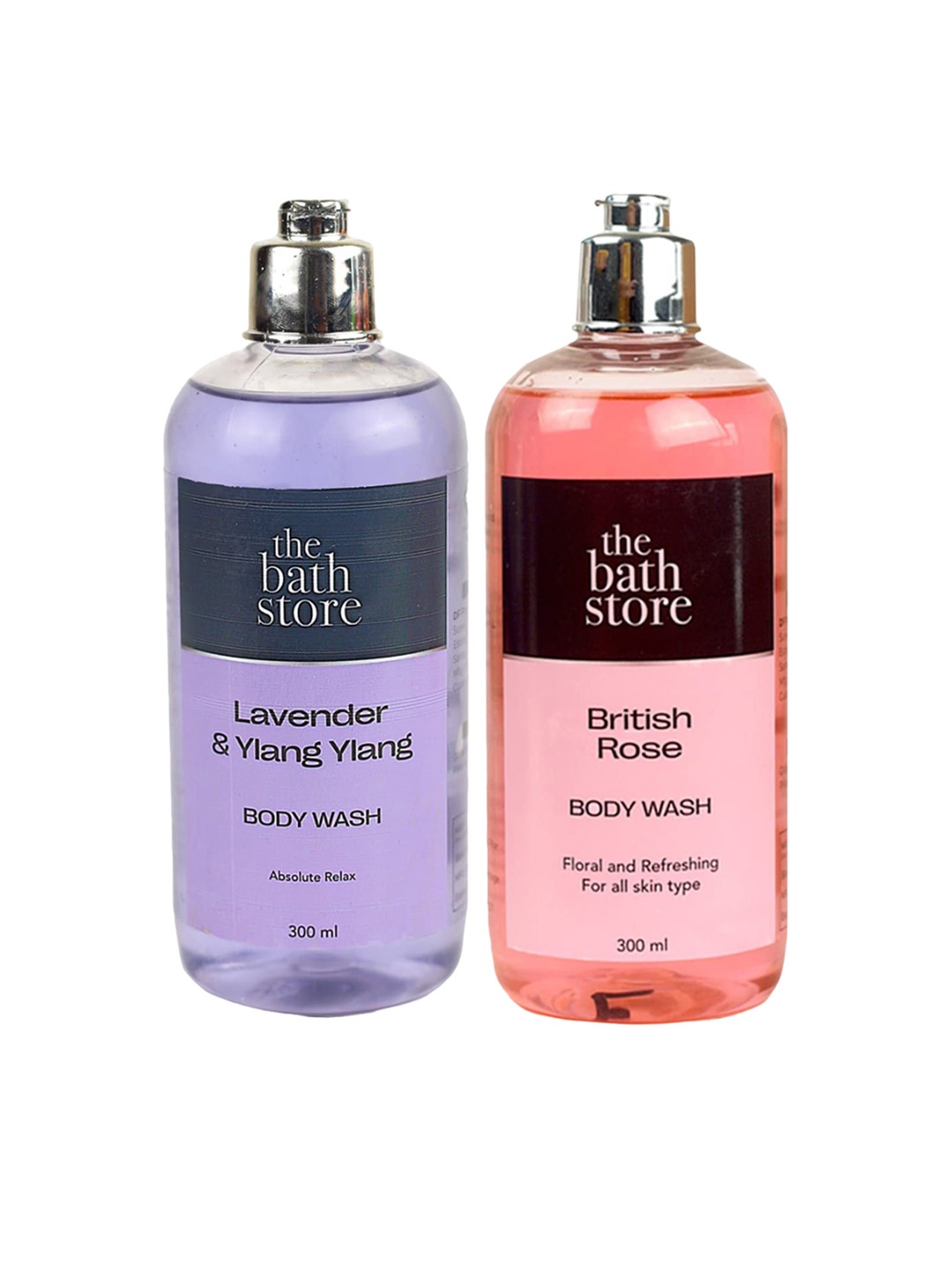 

The Bath Store British Rose & Lavender Ylang Ylang Set Of 2 Body Wash - 300ml Each