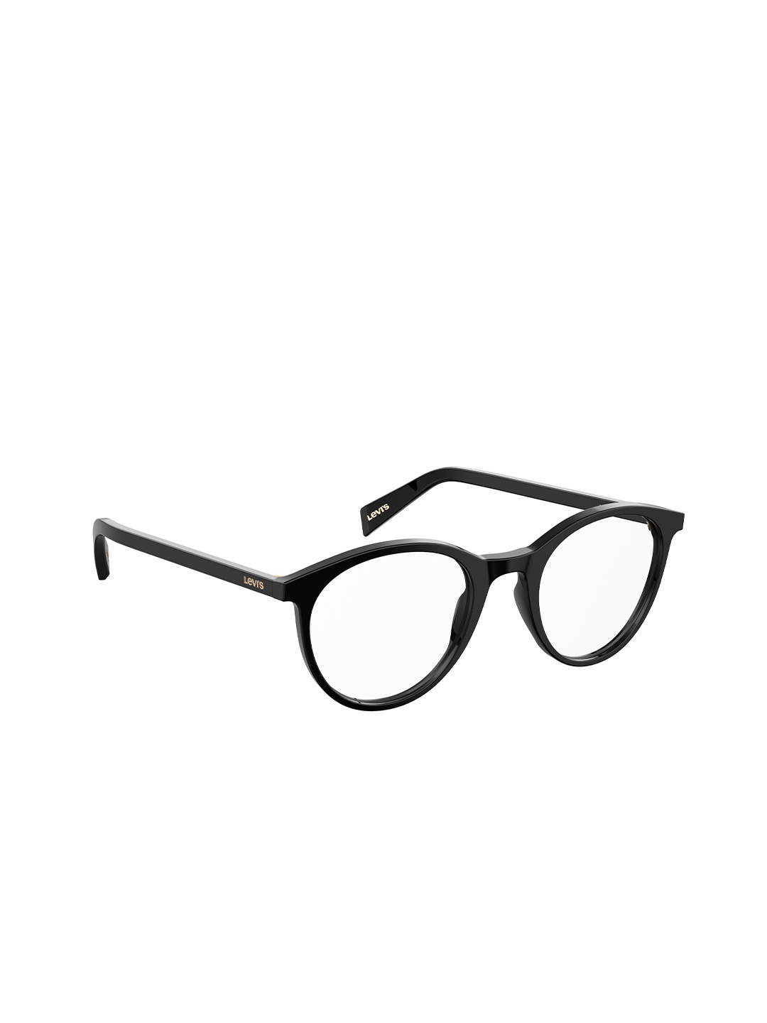 

Levis Unisex Full Rim Round Frames, Black